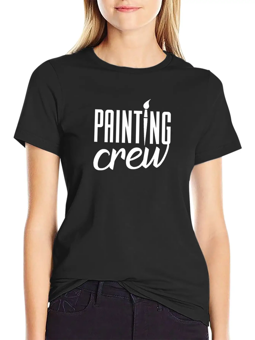 Painting Crew Classic Cotton Tee – Unisex Comfort For Any Season