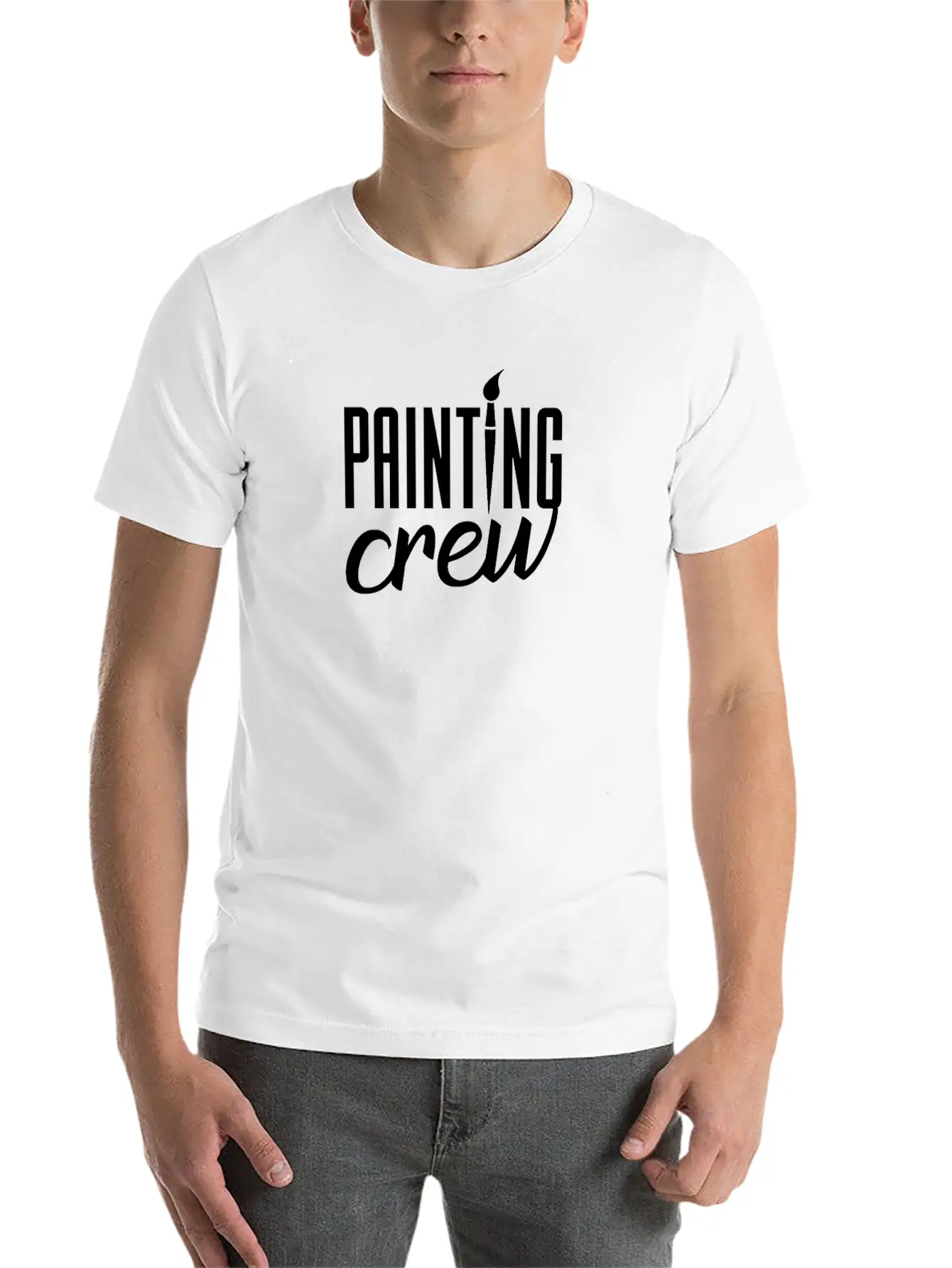 Painting Crew Classic Cotton Tee – Unisex Comfort For Any Season