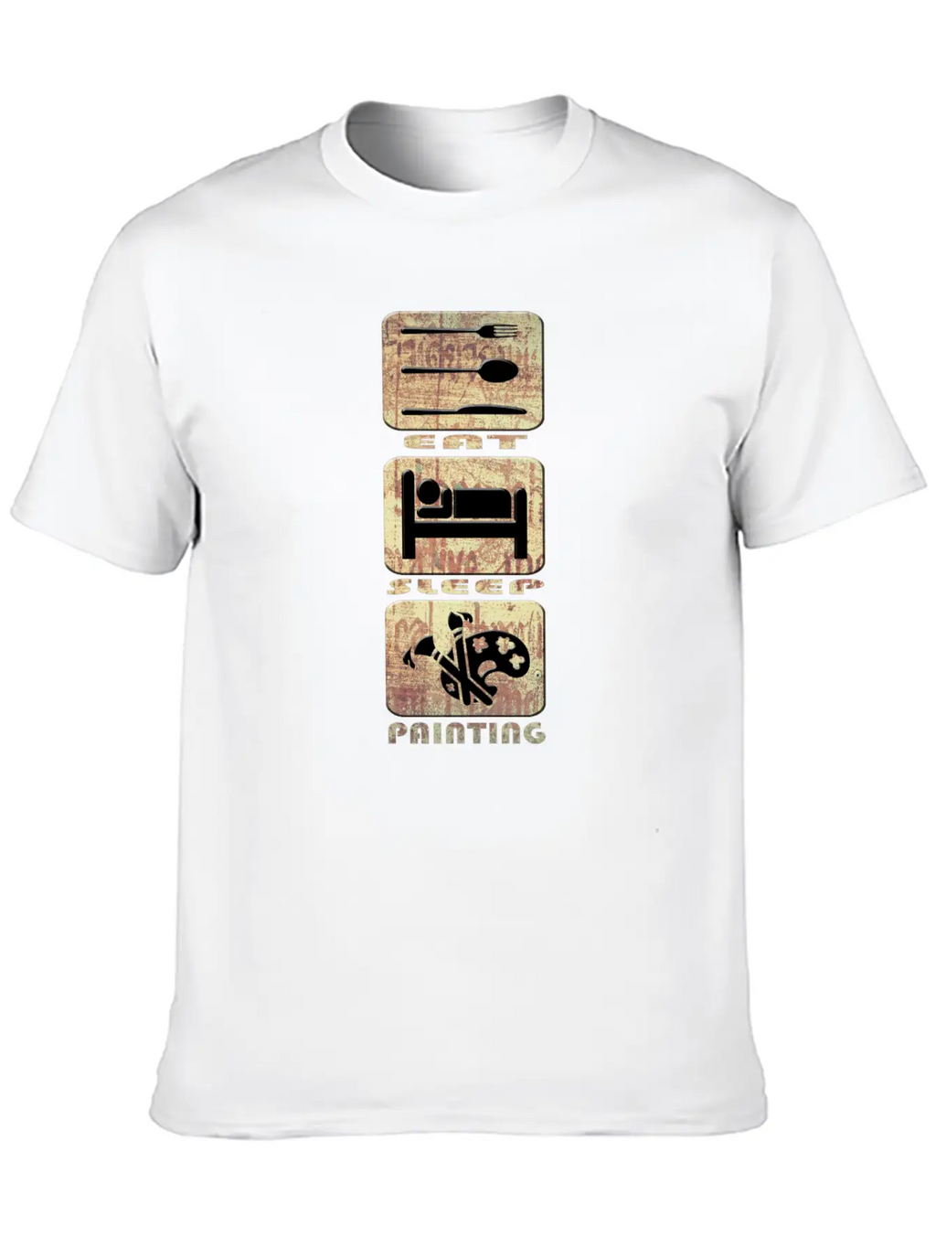 Painting Stylish Everyday T-Shirt – Unisex Basic Cotton Tee