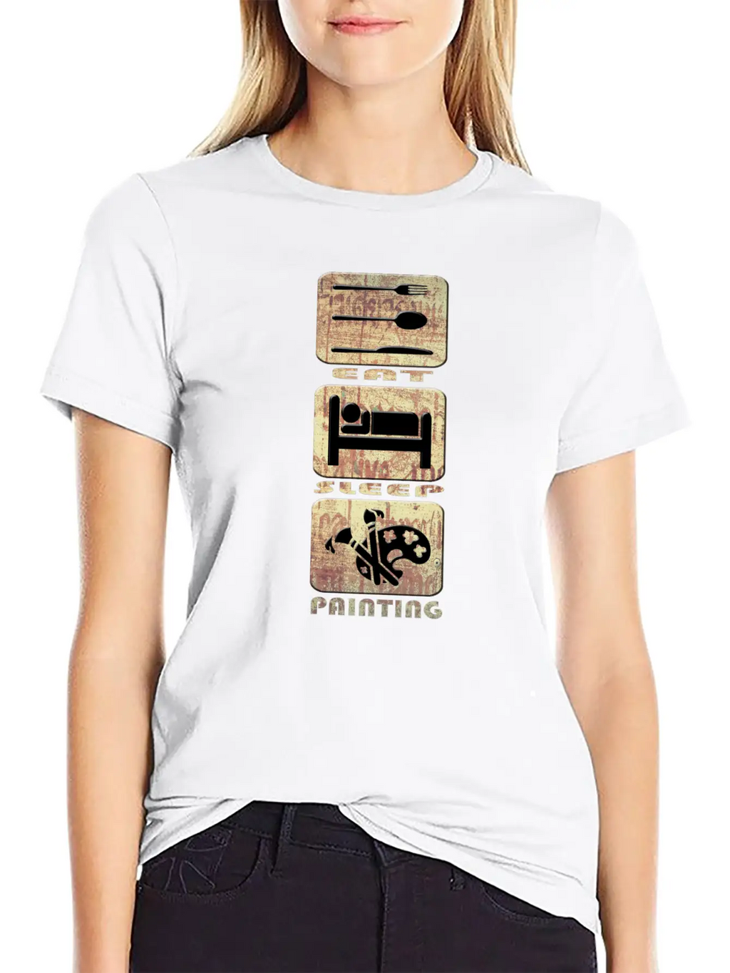 Painting Stylish Everyday T-Shirt – Unisex Basic Cotton Tee