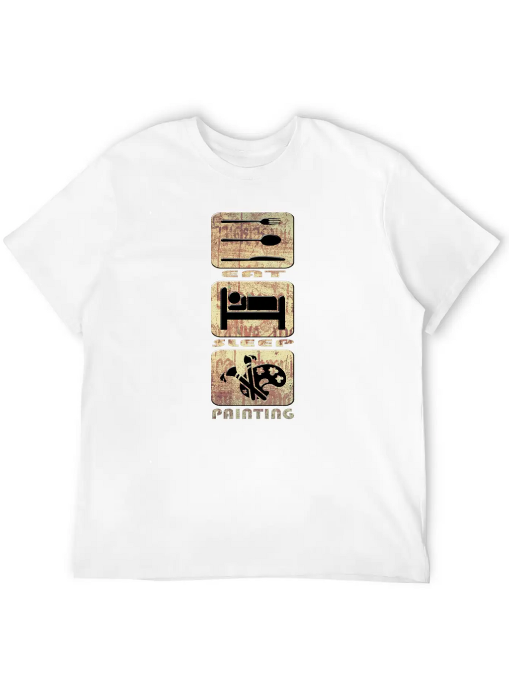 Painting Stylish Everyday T-Shirt – Unisex Basic Cotton Tee