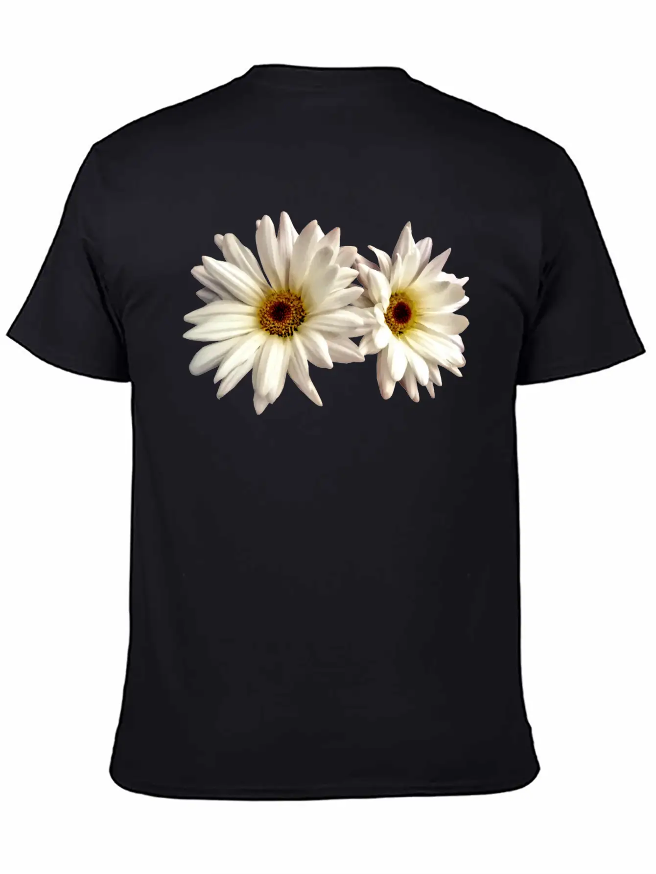 Pair Of White Daisies Stylish Everyday T-Shirt – Unisex Basic Cotton Tee