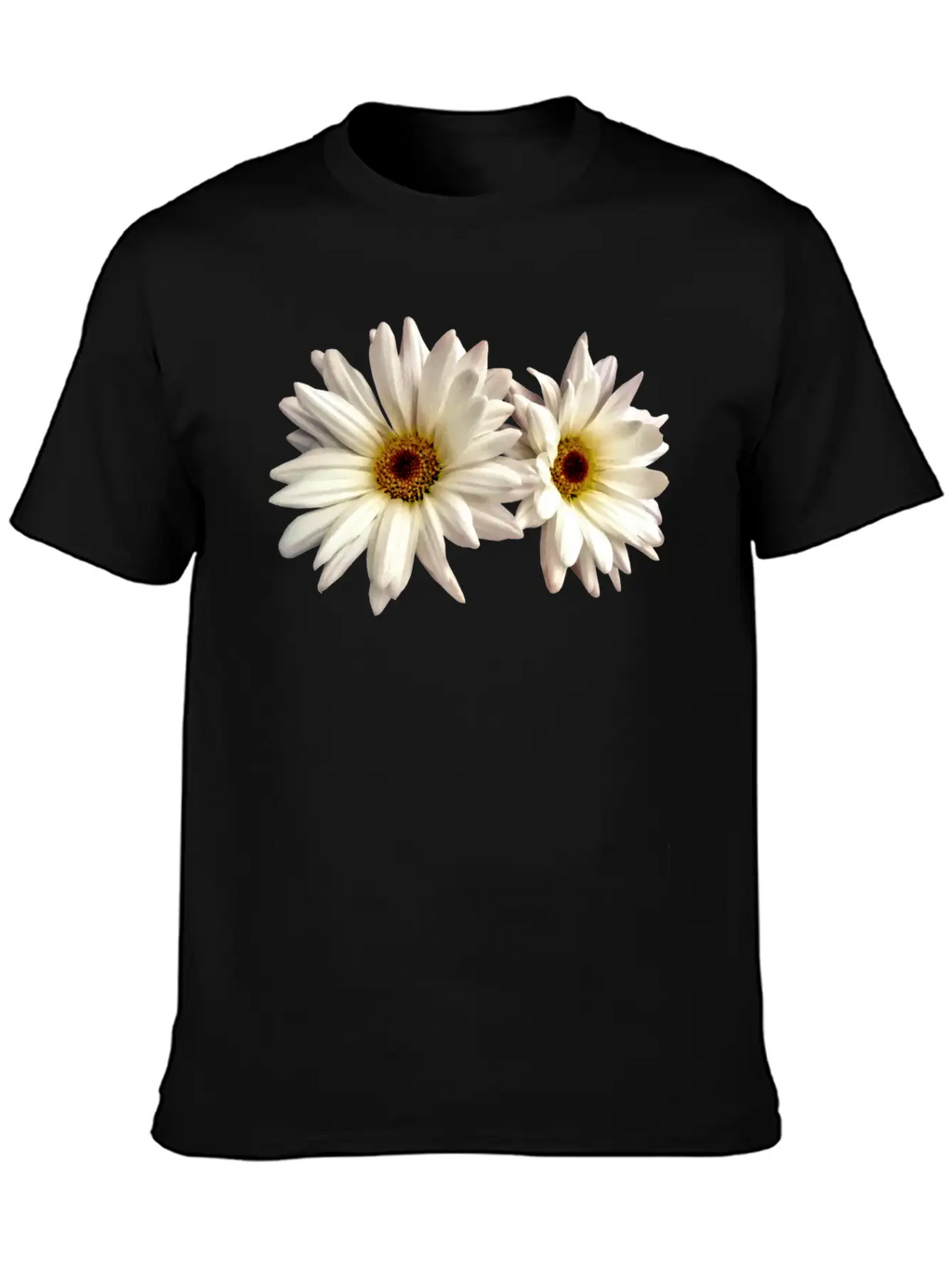 Pair Of White Daisies Stylish Everyday T-Shirt – Unisex Basic Cotton Tee