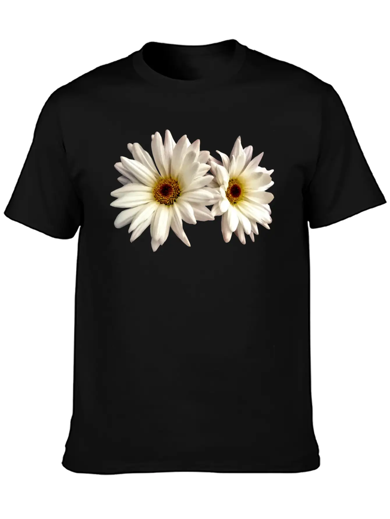 Pair Of White Daisies Stylish Everyday T-Shirt – Unisex Basic Cotton Tee