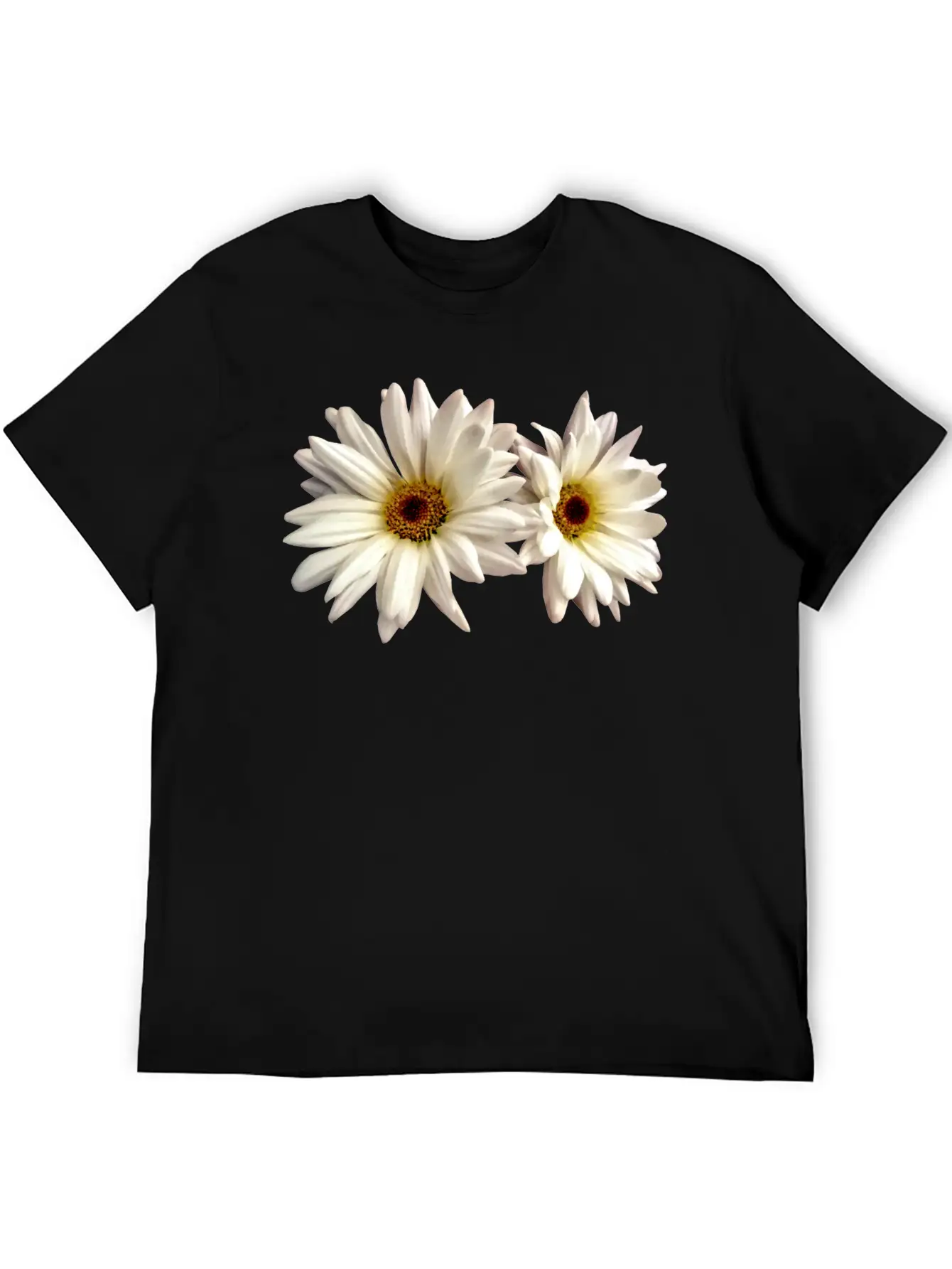 Pair Of White Daisies Stylish Everyday T-Shirt – Unisex Basic Cotton Tee
