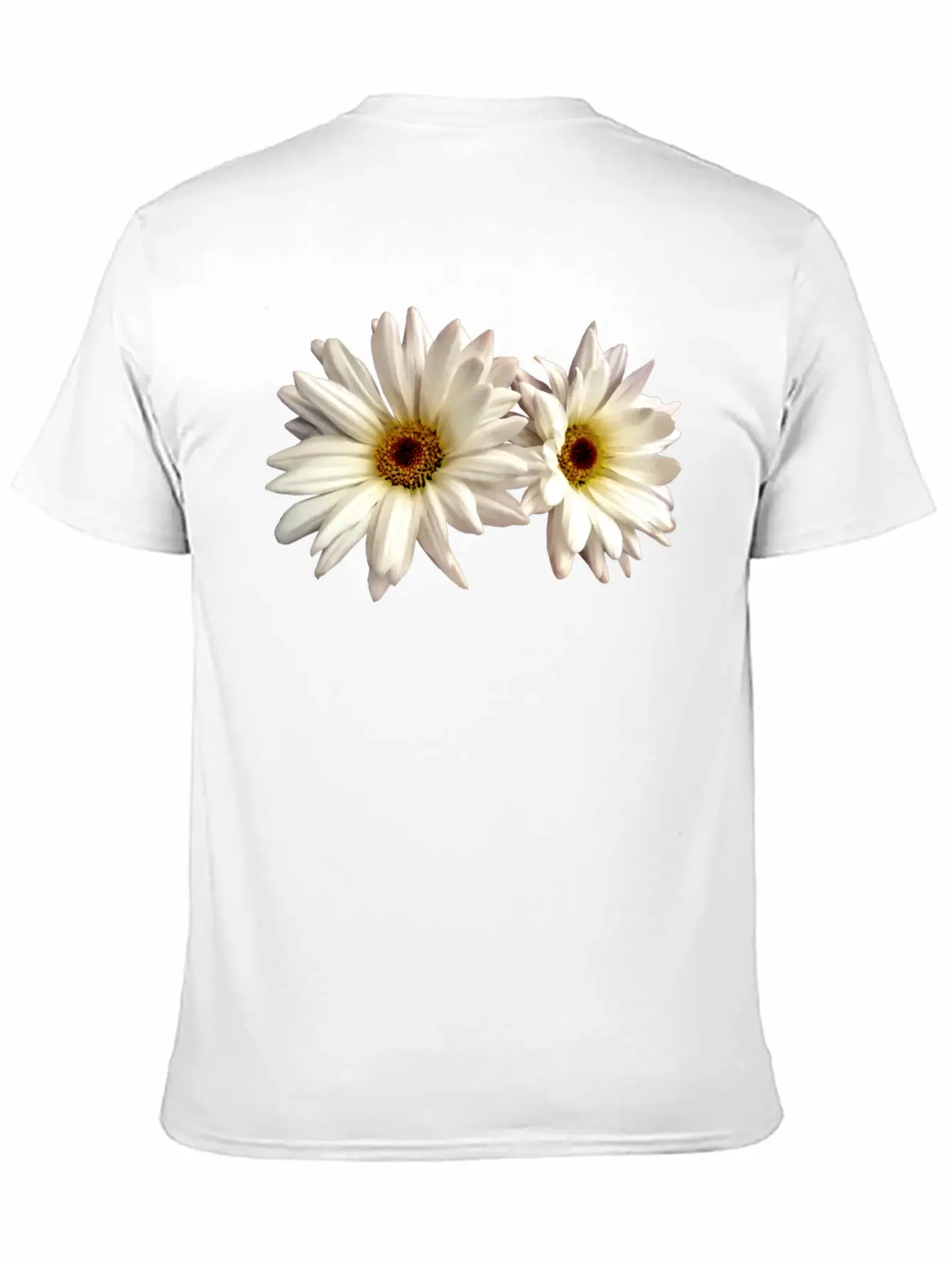 Pair Of White Daisies Stylish Everyday T-Shirt – Unisex Basic Cotton Tee