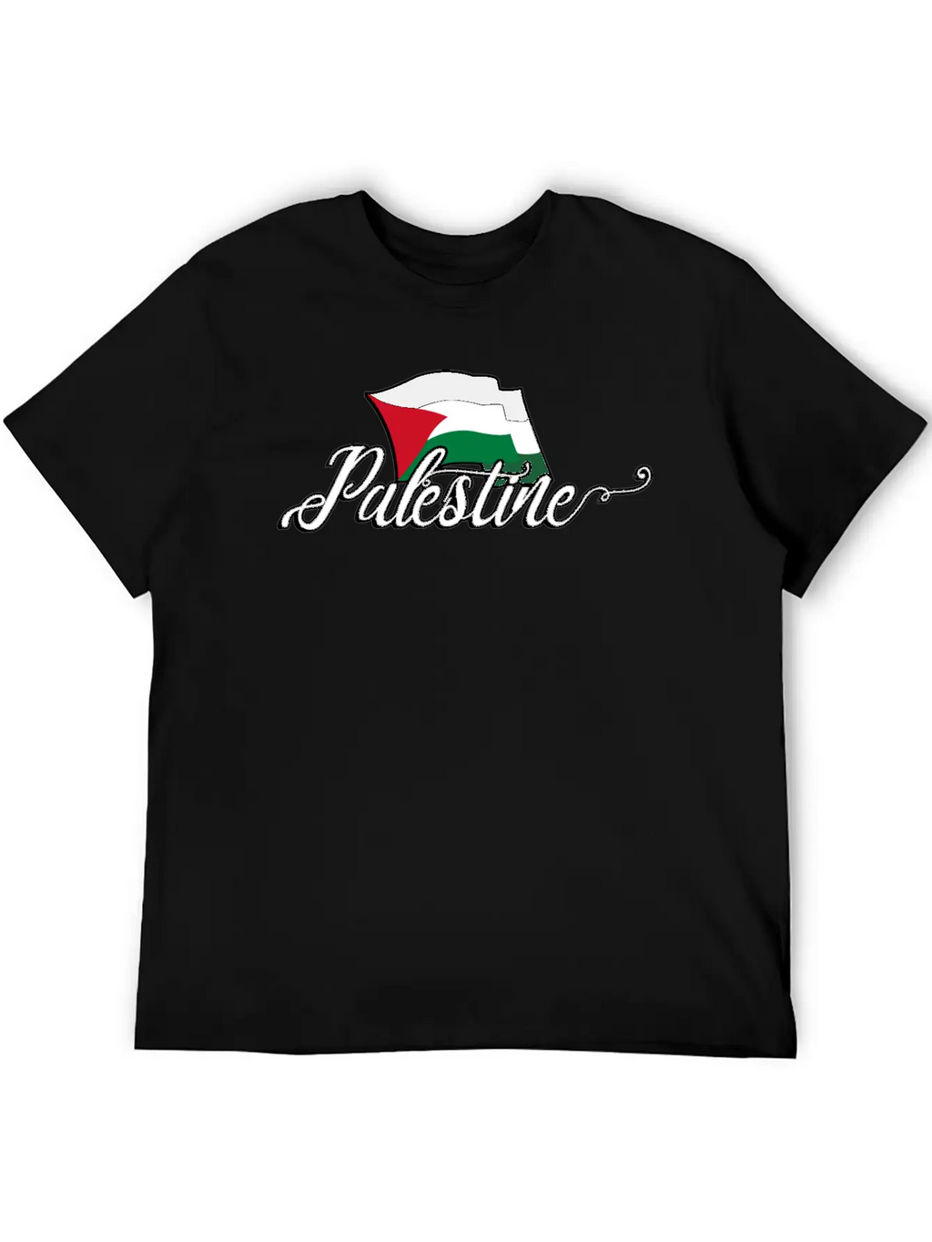 Palestinian Flag Stylish Everyday T-Shirt – Unisex Basic Cotton Tee