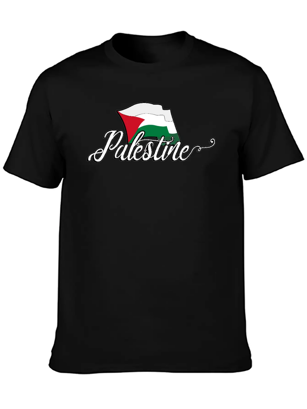 Palestinian Flag Stylish Everyday T-Shirt – Unisex Basic Cotton Tee