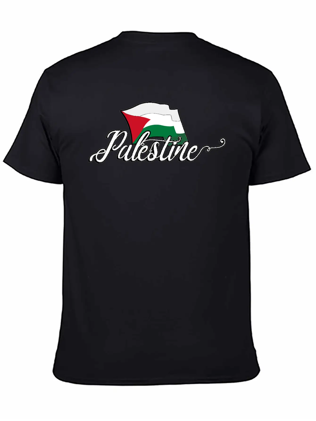 Palestinian Flag Stylish Everyday T-Shirt – Unisex Basic Cotton Tee