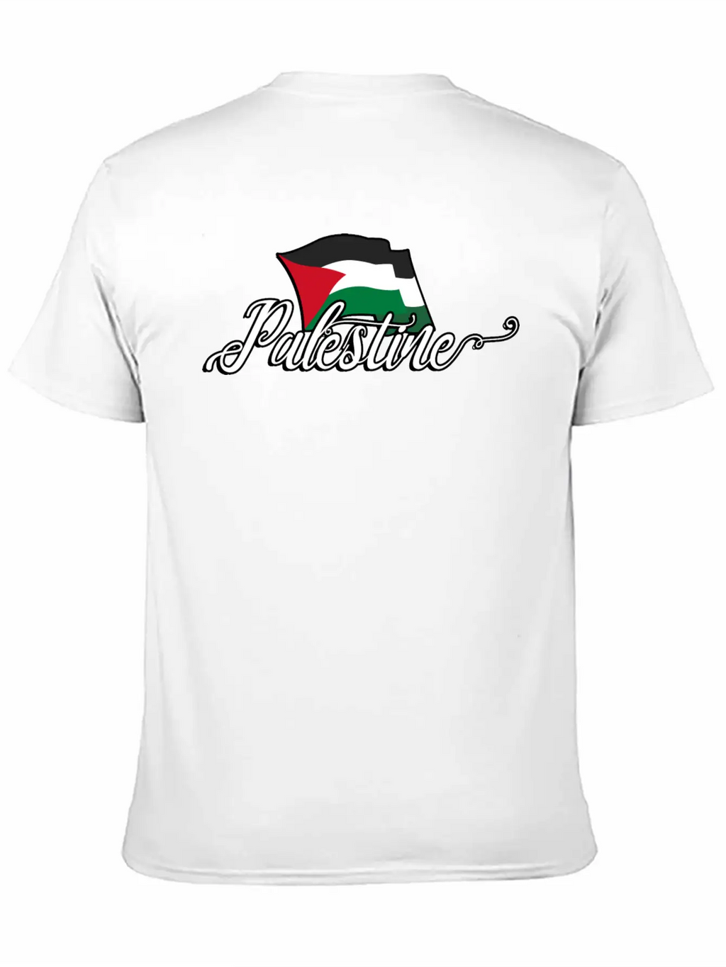 Palestinian Flag Stylish Everyday T-Shirt – Unisex Basic Cotton Tee