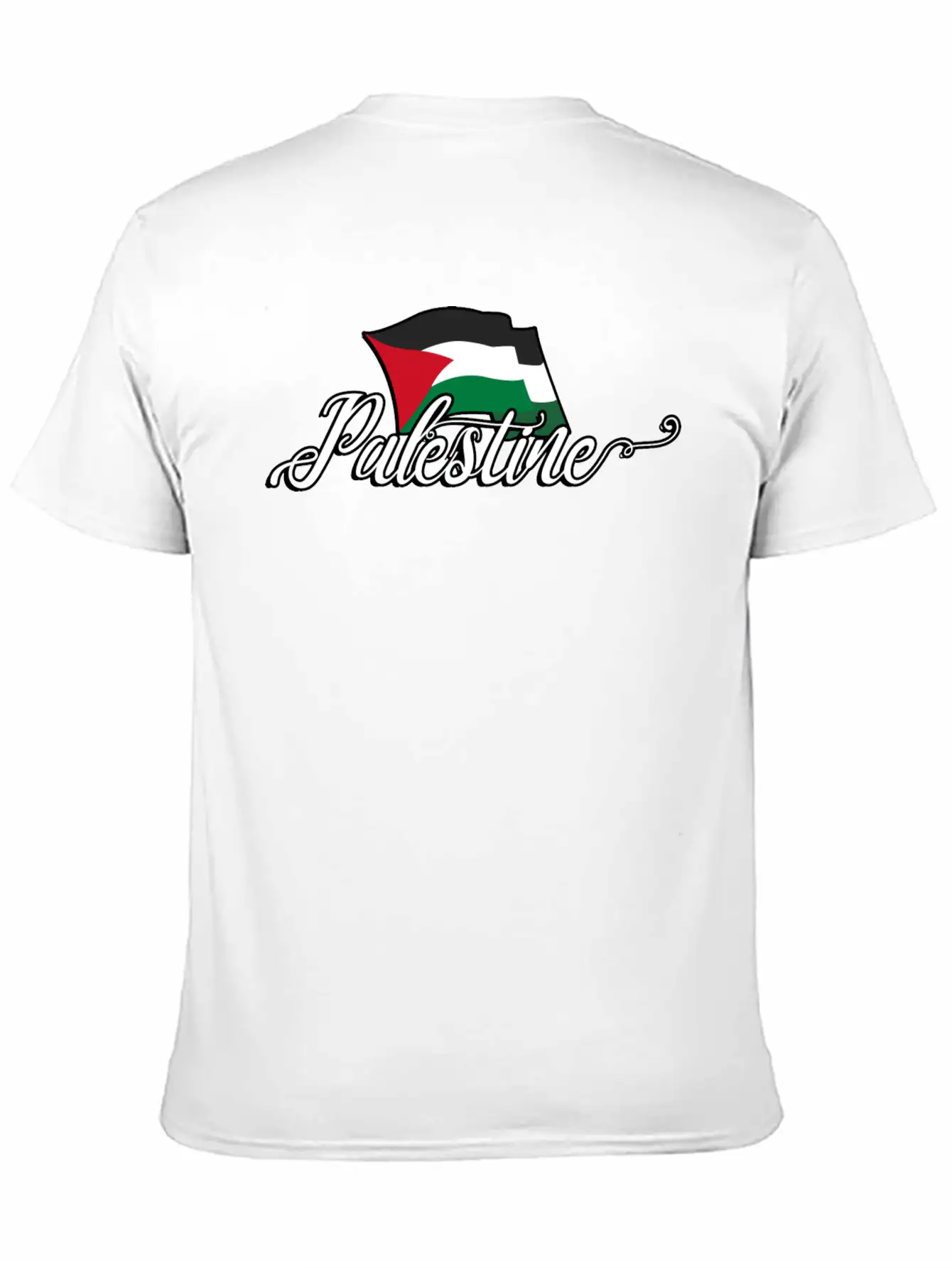 Palestinian Flag Stylish Everyday T-Shirt – Unisex Basic Cotton Tee