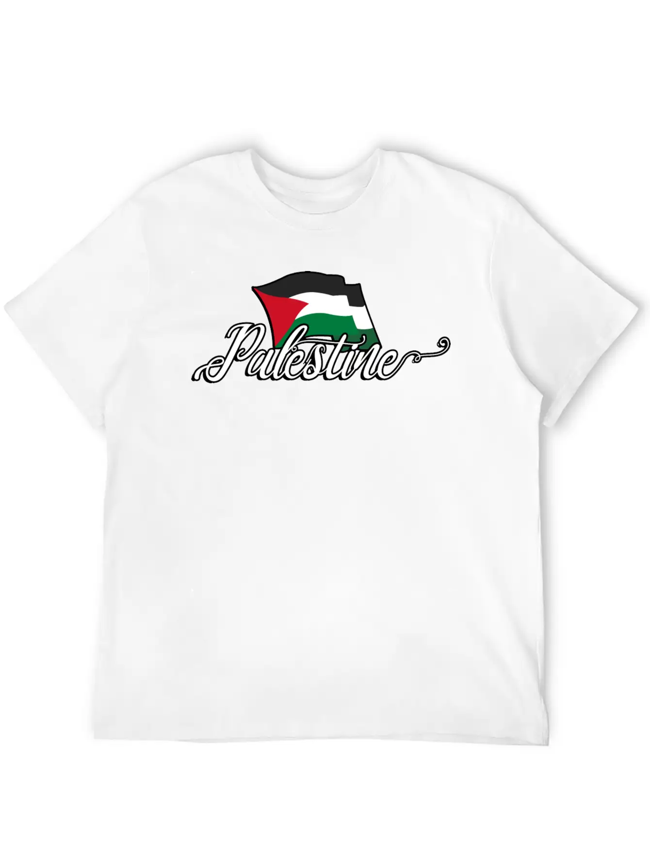Palestinian Flag Stylish Everyday T-Shirt – Unisex Basic Cotton Tee