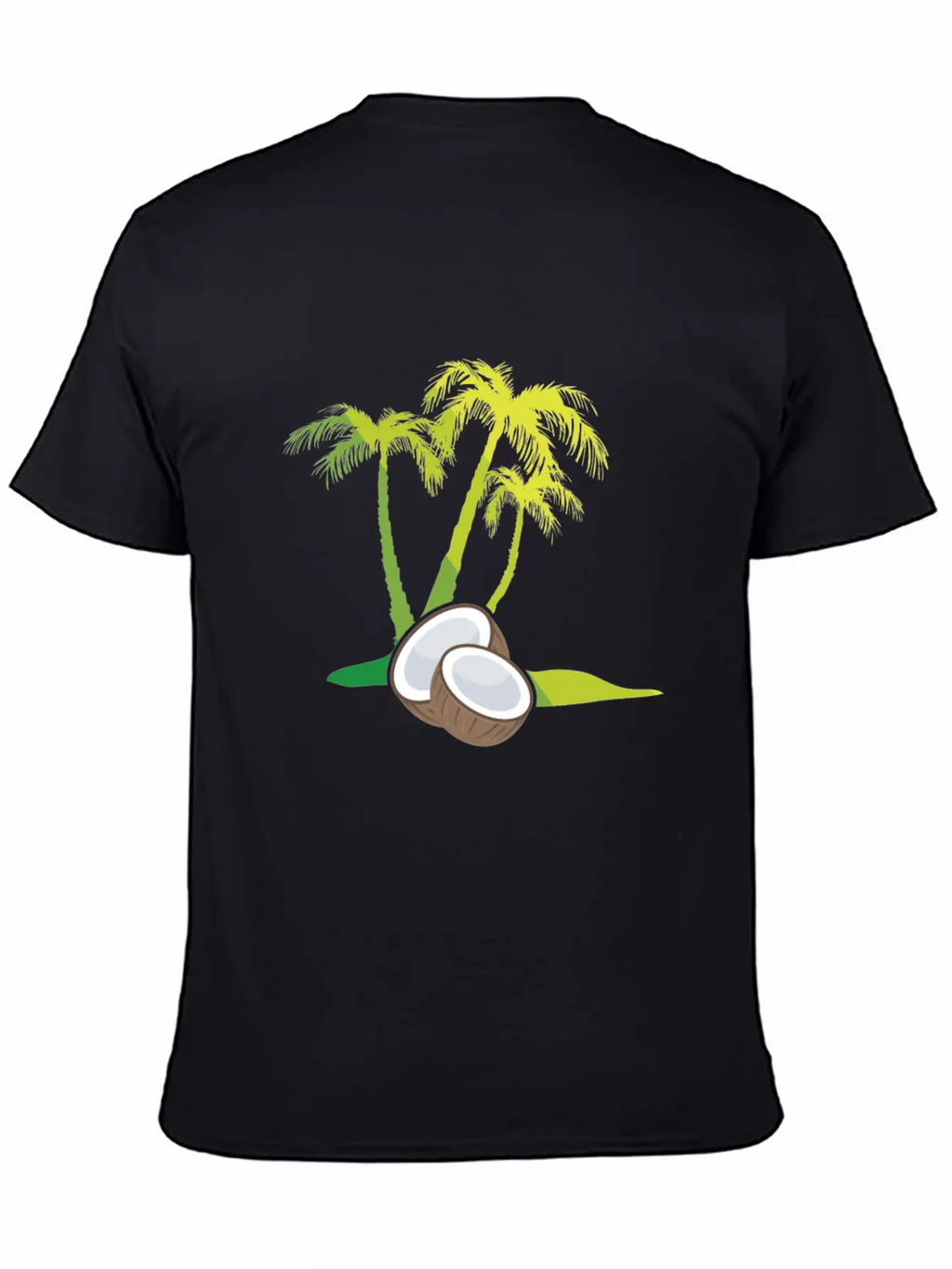 Palm Trees, Coconut Breathable Soft Cotton T-Shirt – Timeless Casual Look