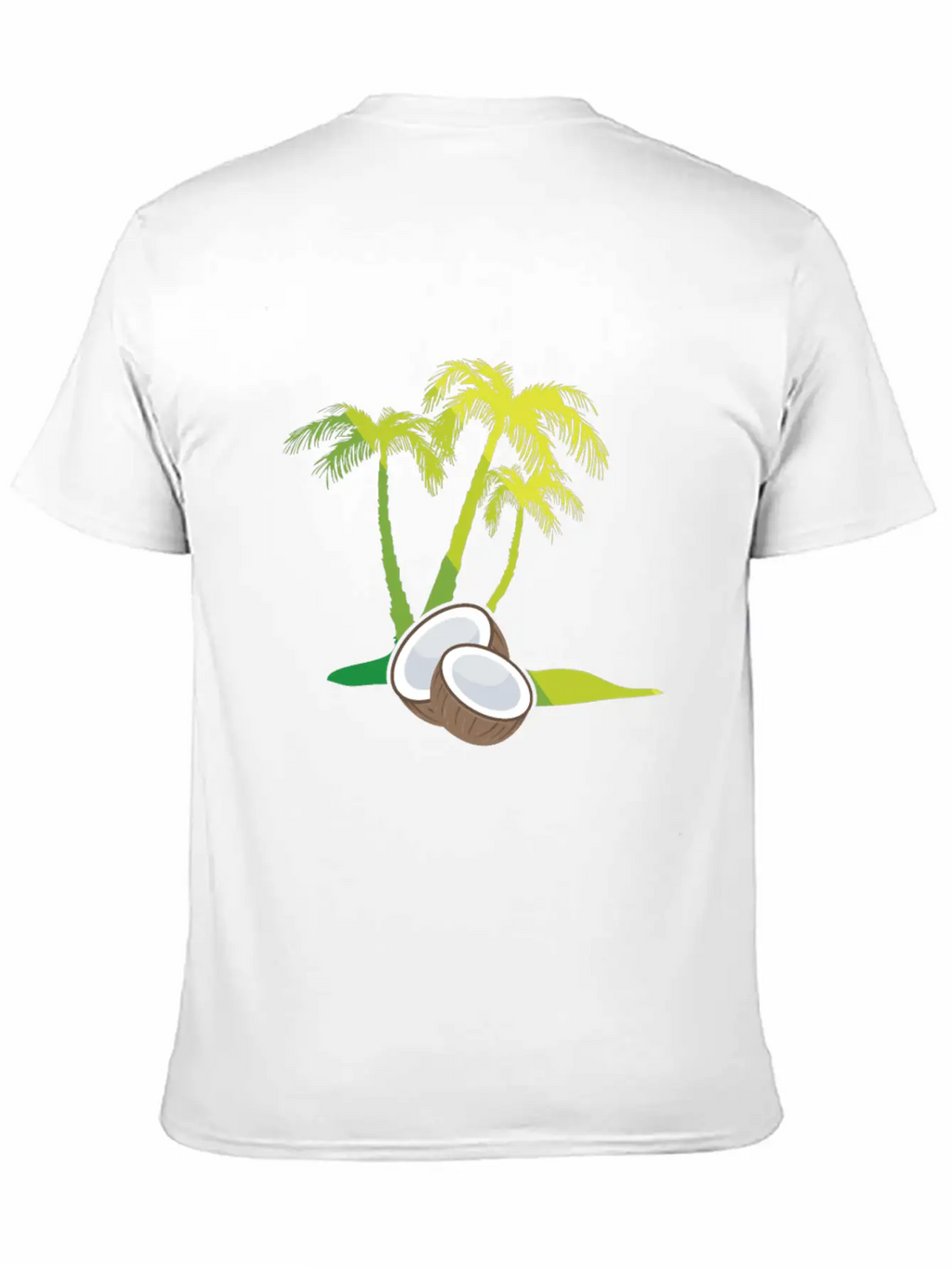 Palm Trees, Coconut Breathable Soft Cotton T-Shirt – Timeless Casual Look
