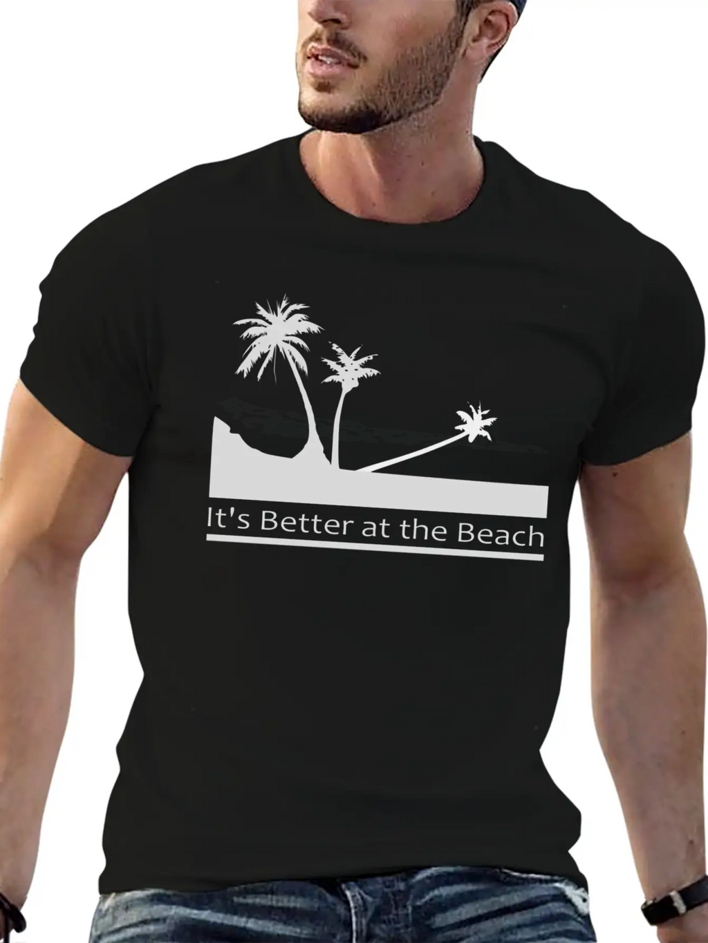 Palm Trees Relaxed Everyday Tee – Lightweight And Durable Cotton