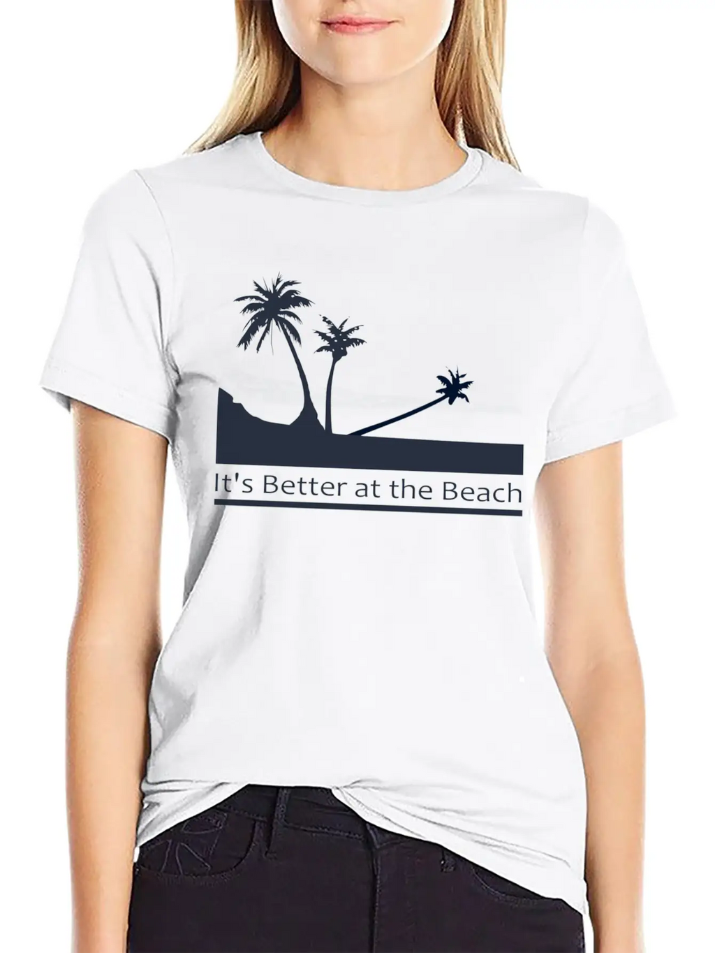 Palm Trees Relaxed Everyday Tee – Lightweight And Durable Cotton