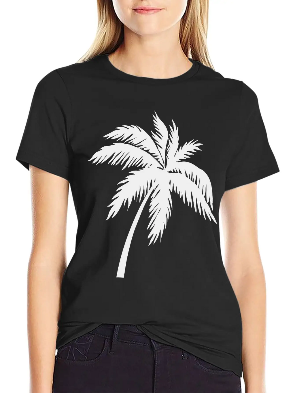 Palmtree Essential Cotton Tee For Daily Outfits – Unisex Style