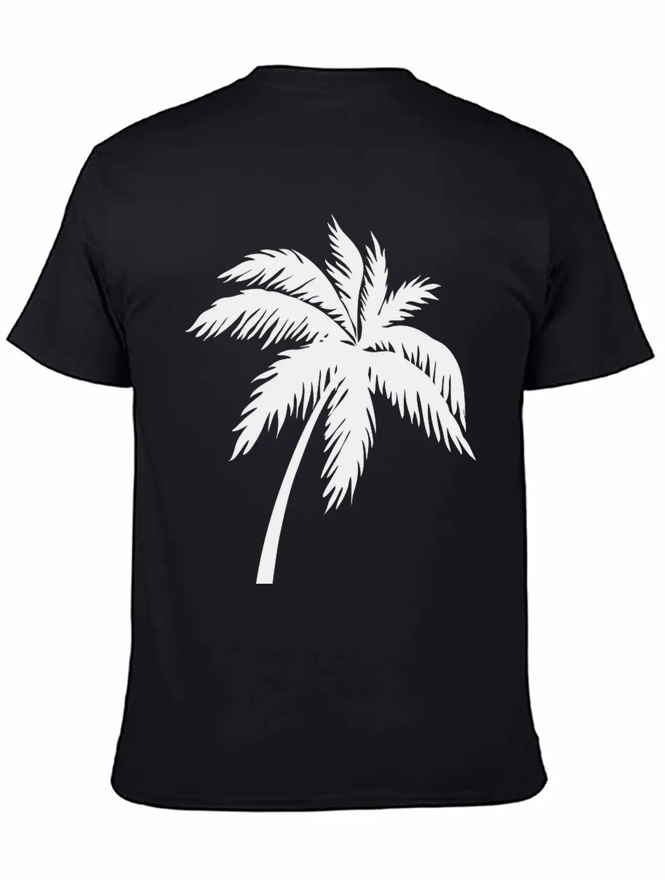 Palmtree Essential Cotton Tee For Daily Outfits – Unisex Style