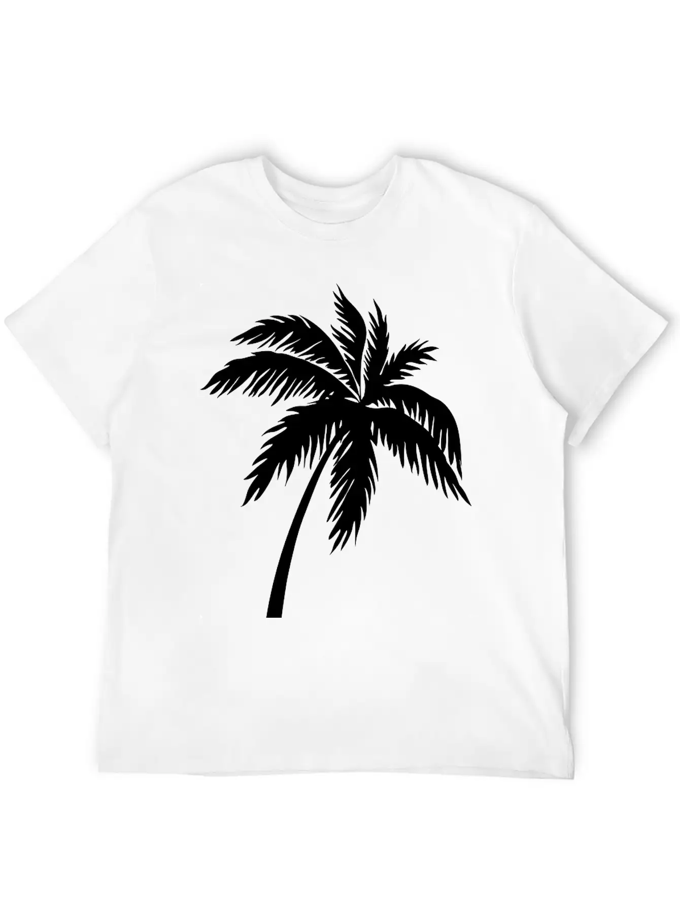 Palmtree Essential Cotton Tee For Daily Outfits – Unisex Style