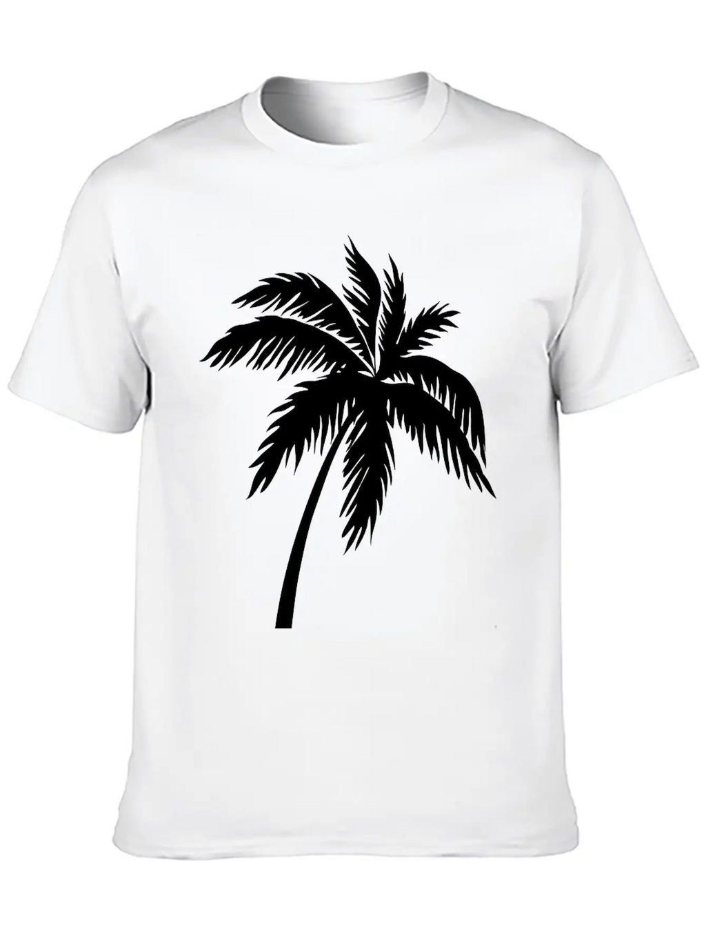 Palmtree Essential Cotton Tee For Daily Outfits – Unisex Style