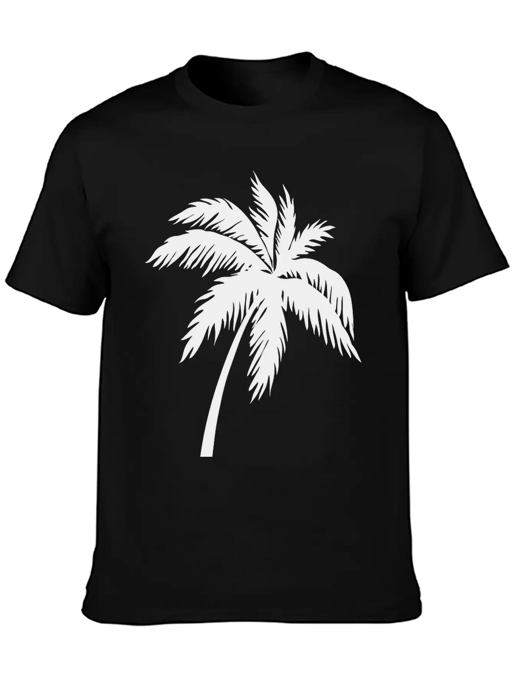 Palmtree Essential Cotton Tee For Daily Outfits – Unisex Style