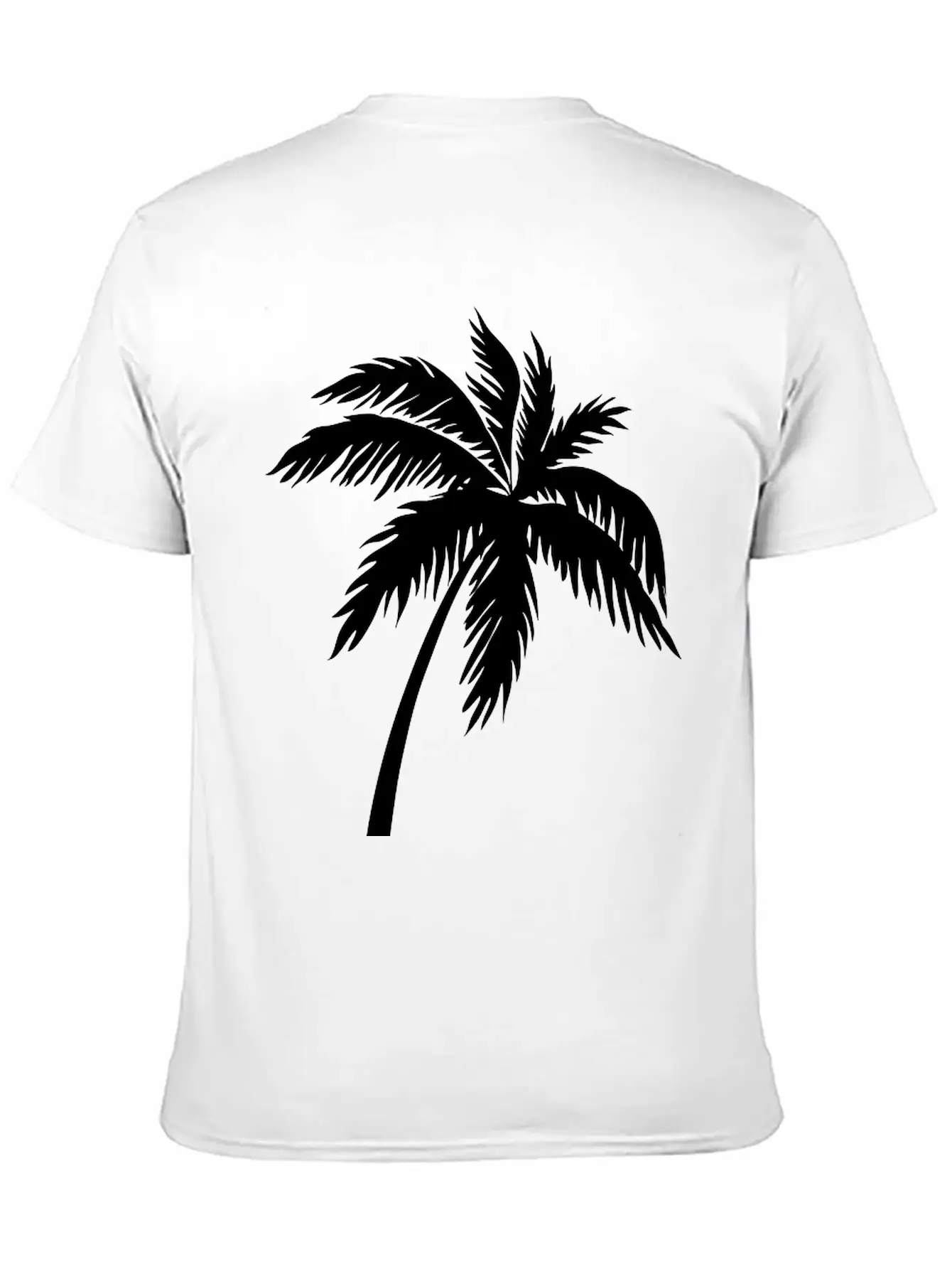 Palmtree Essential Cotton Tee For Daily Outfits – Unisex Style