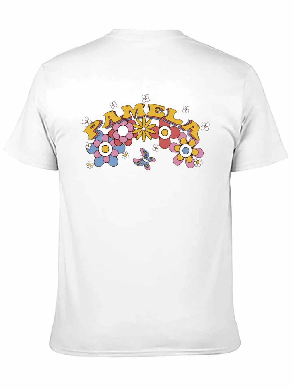 Pamela Groovy Flower Tie Dye, Pamela Hippie Flower Classic Cotton Tee – Unisex Comfort For Any Season