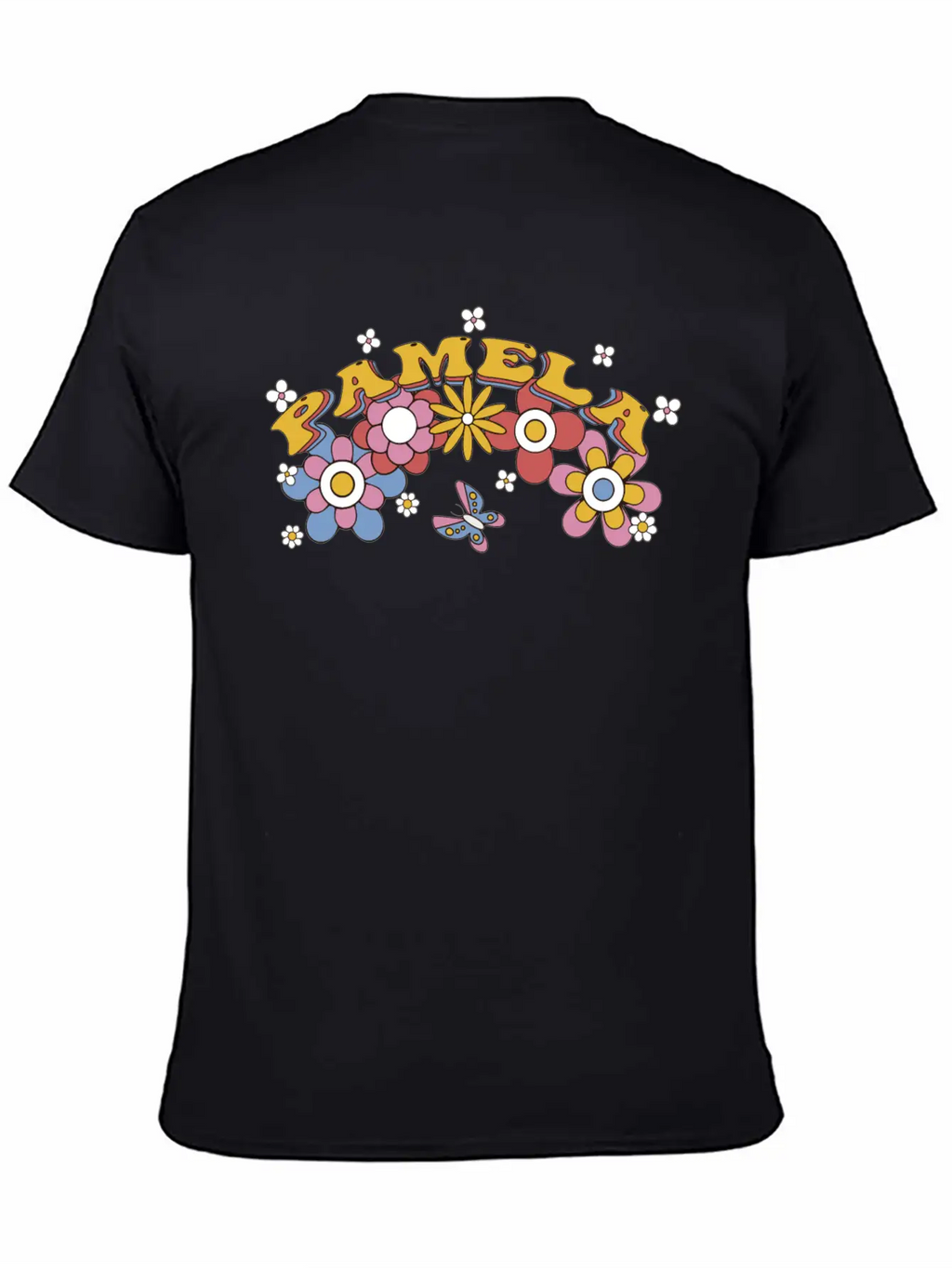 Pamela Groovy Flower Tie Dye, Pamela Hippie Flower Classic Cotton Tee – Unisex Comfort For Any Season