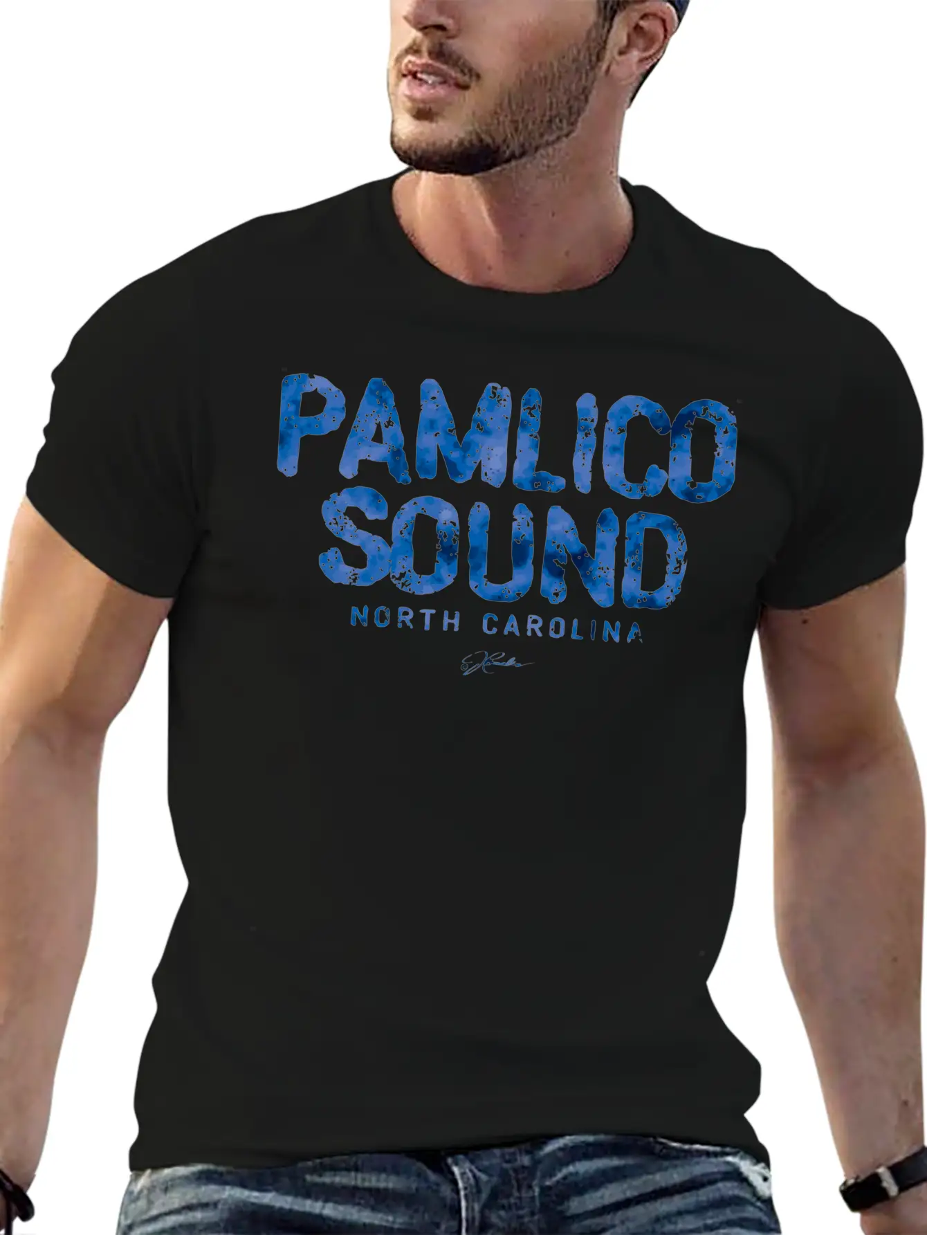 Pamlico Sound NcGift Tee Relaxed Everyday Tee – Lightweight And Durable Cotton