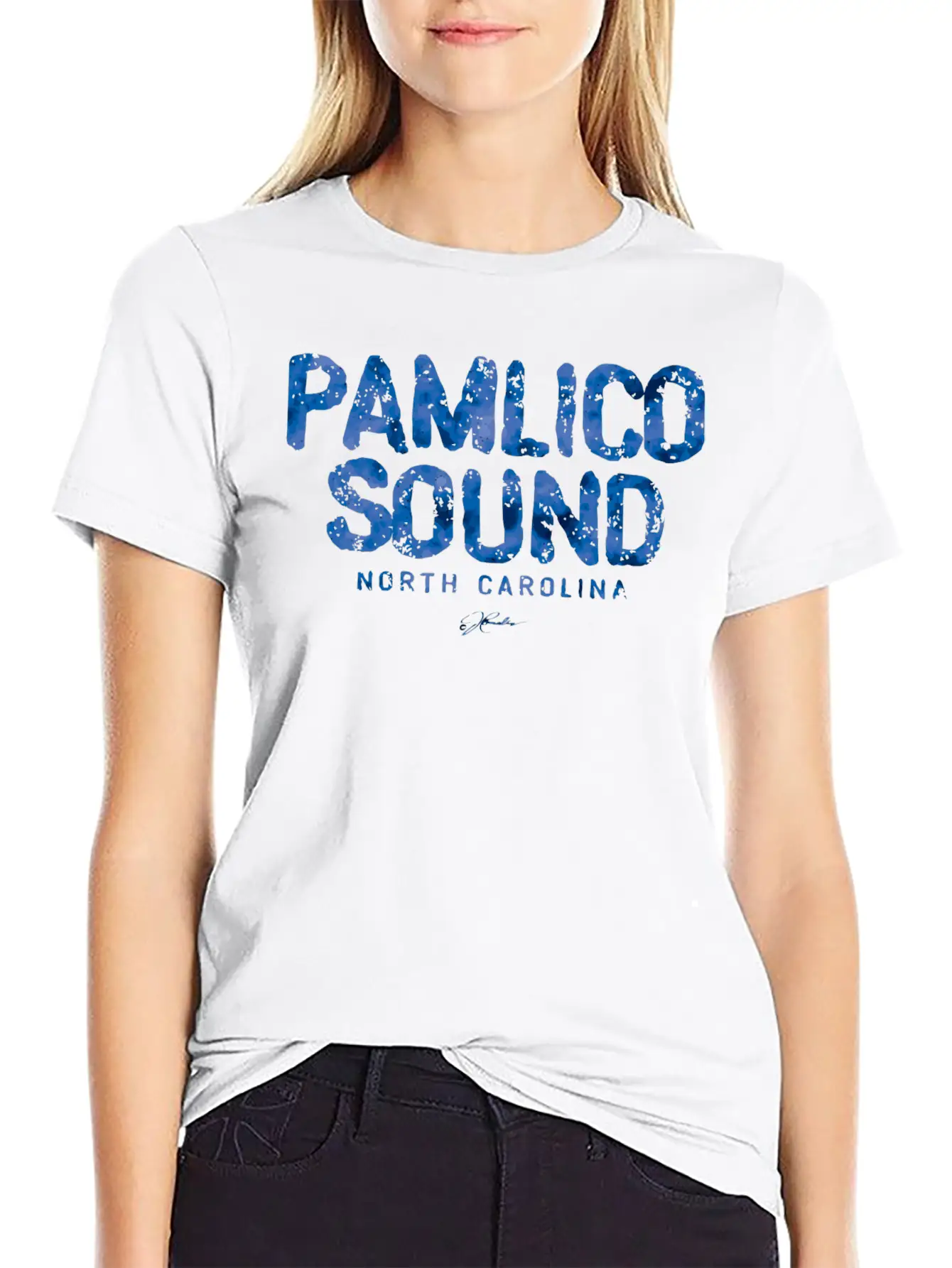 Pamlico Sound NcGift Tee Relaxed Everyday Tee – Lightweight And Durable Cotton