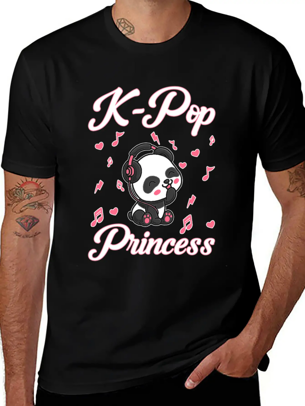 Panda Panda K-Pop Essential Cotton Tee For Daily Outfits – Unisex Style