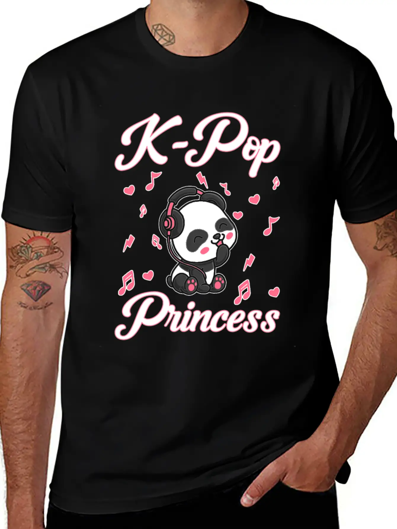 Panda Panda K-Pop Essential Cotton Tee For Daily Outfits – Unisex Style