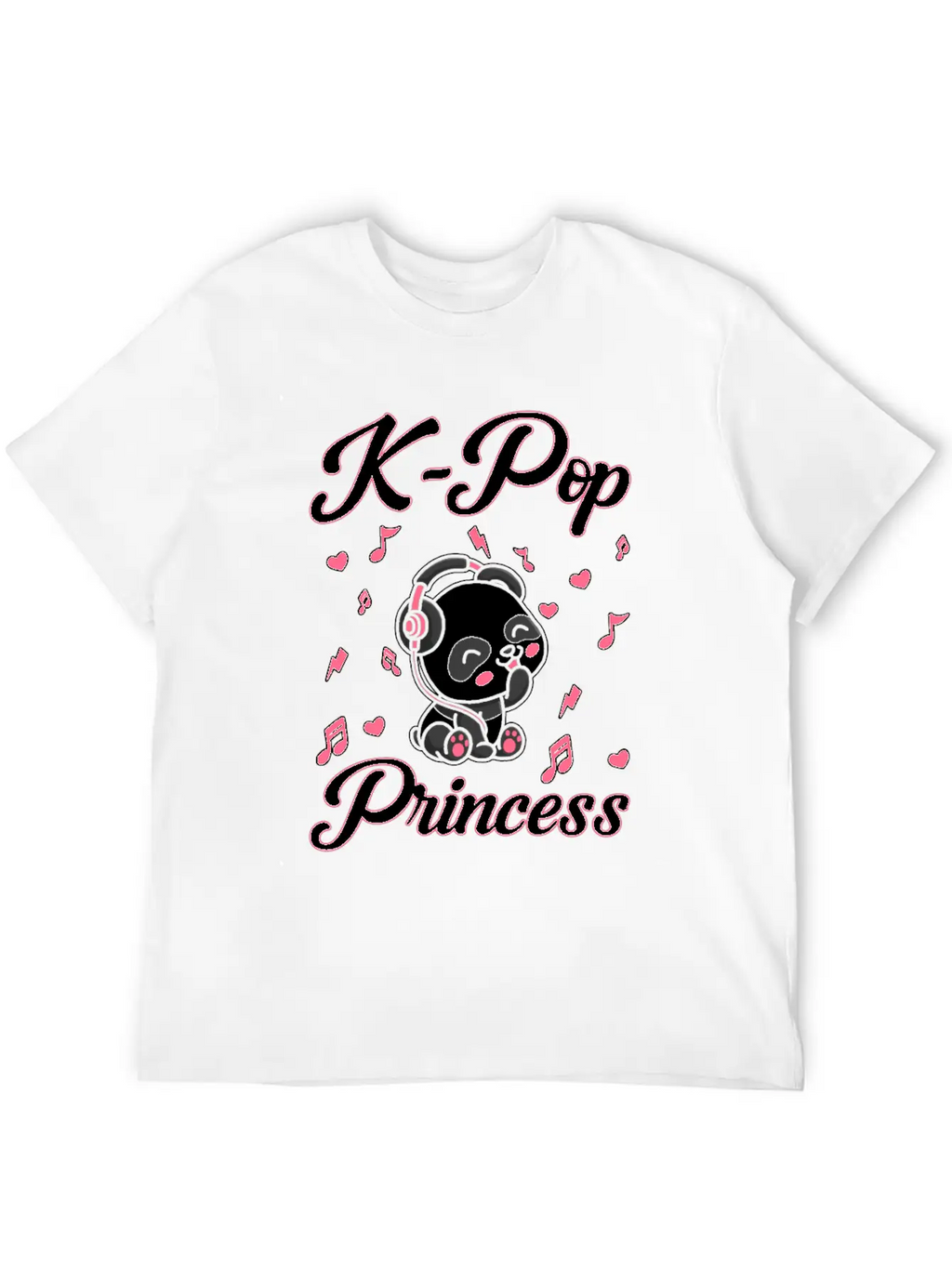 Panda Panda K-Pop Essential Cotton Tee For Daily Outfits – Unisex Style