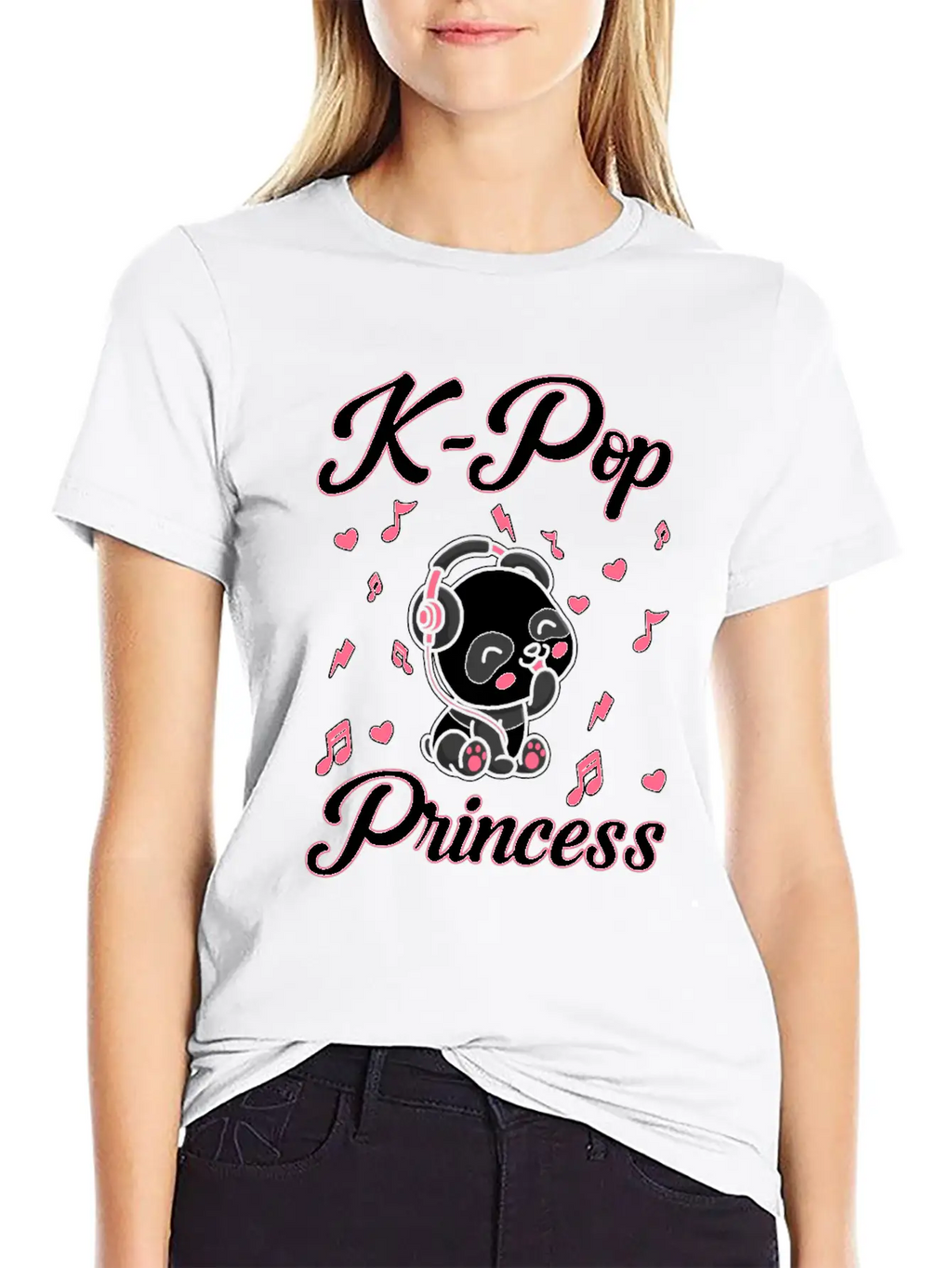 Panda Panda K-Pop Essential Cotton Tee For Daily Outfits – Unisex Style