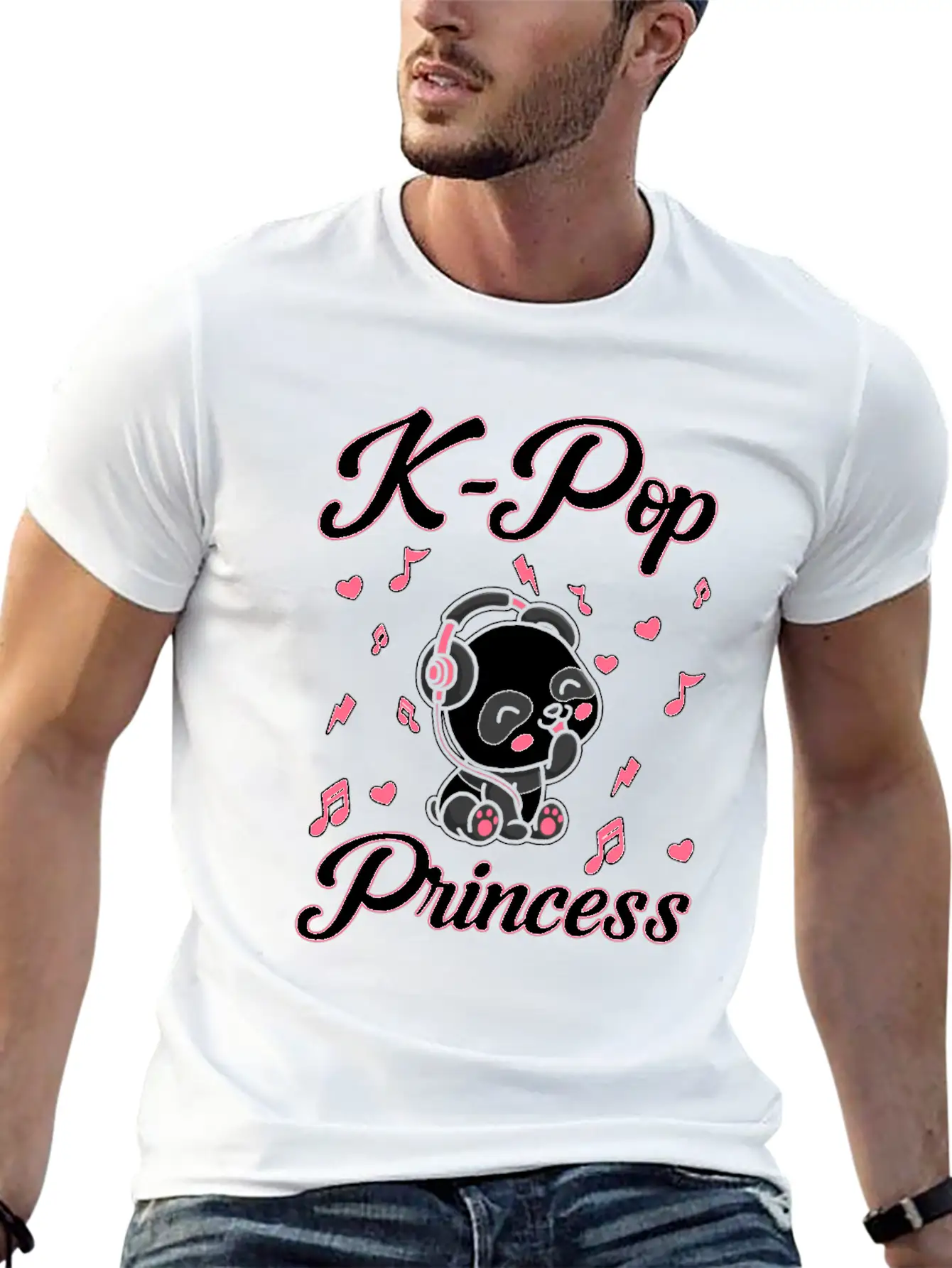 Panda Panda K-Pop Essential Cotton Tee For Daily Outfits – Unisex Style