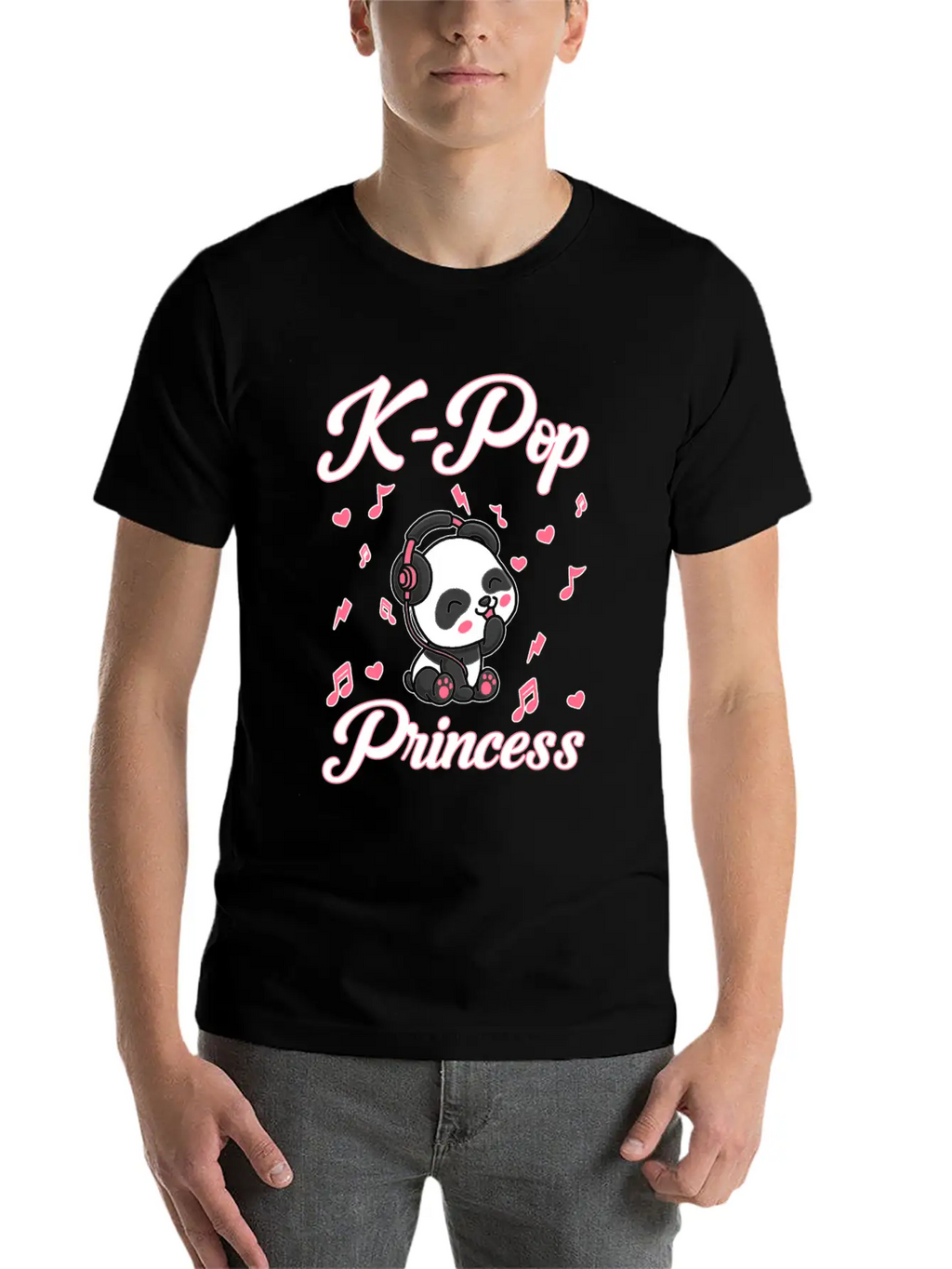 Panda Panda K-Pop Essential Cotton Tee For Daily Outfits – Unisex Style