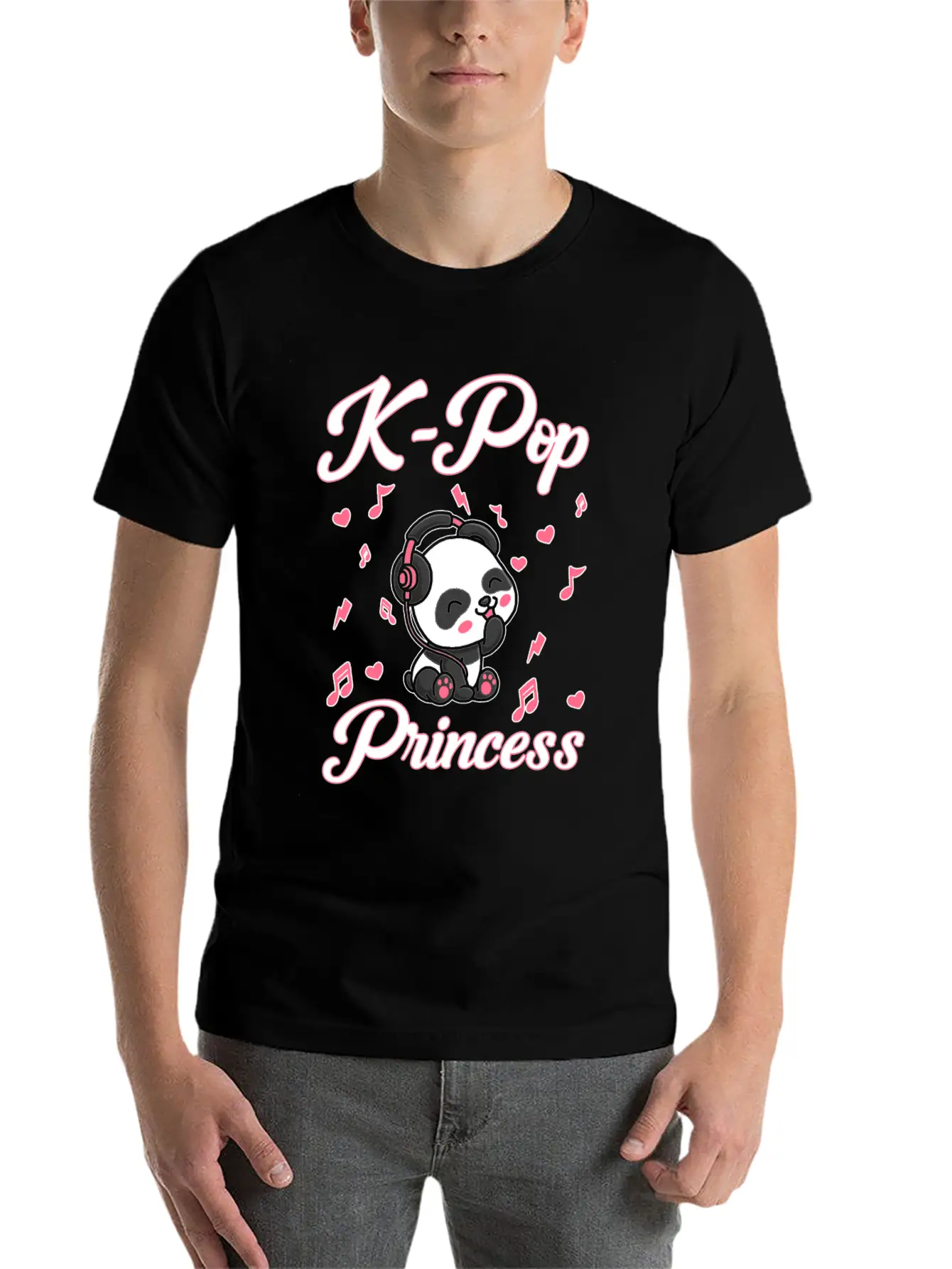 Panda Panda K-Pop Essential Cotton Tee For Daily Outfits – Unisex Style