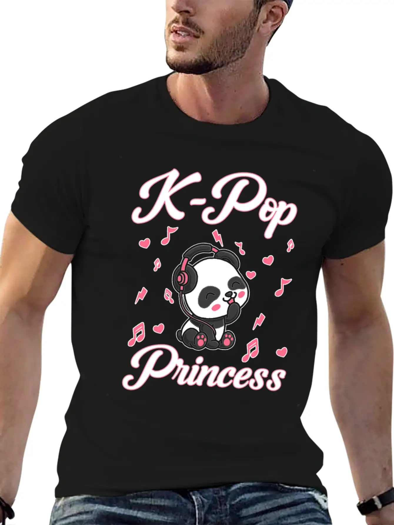 Panda Panda K-Pop Essential Cotton Tee For Daily Outfits – Unisex Style