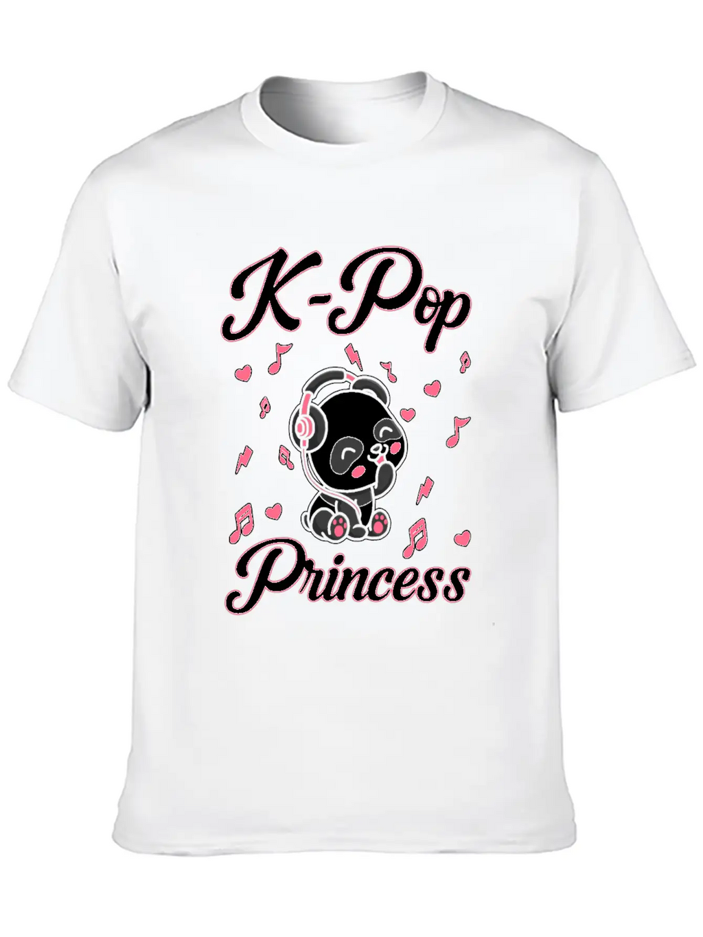 Panda Panda K-Pop Essential Cotton Tee For Daily Outfits – Unisex Style