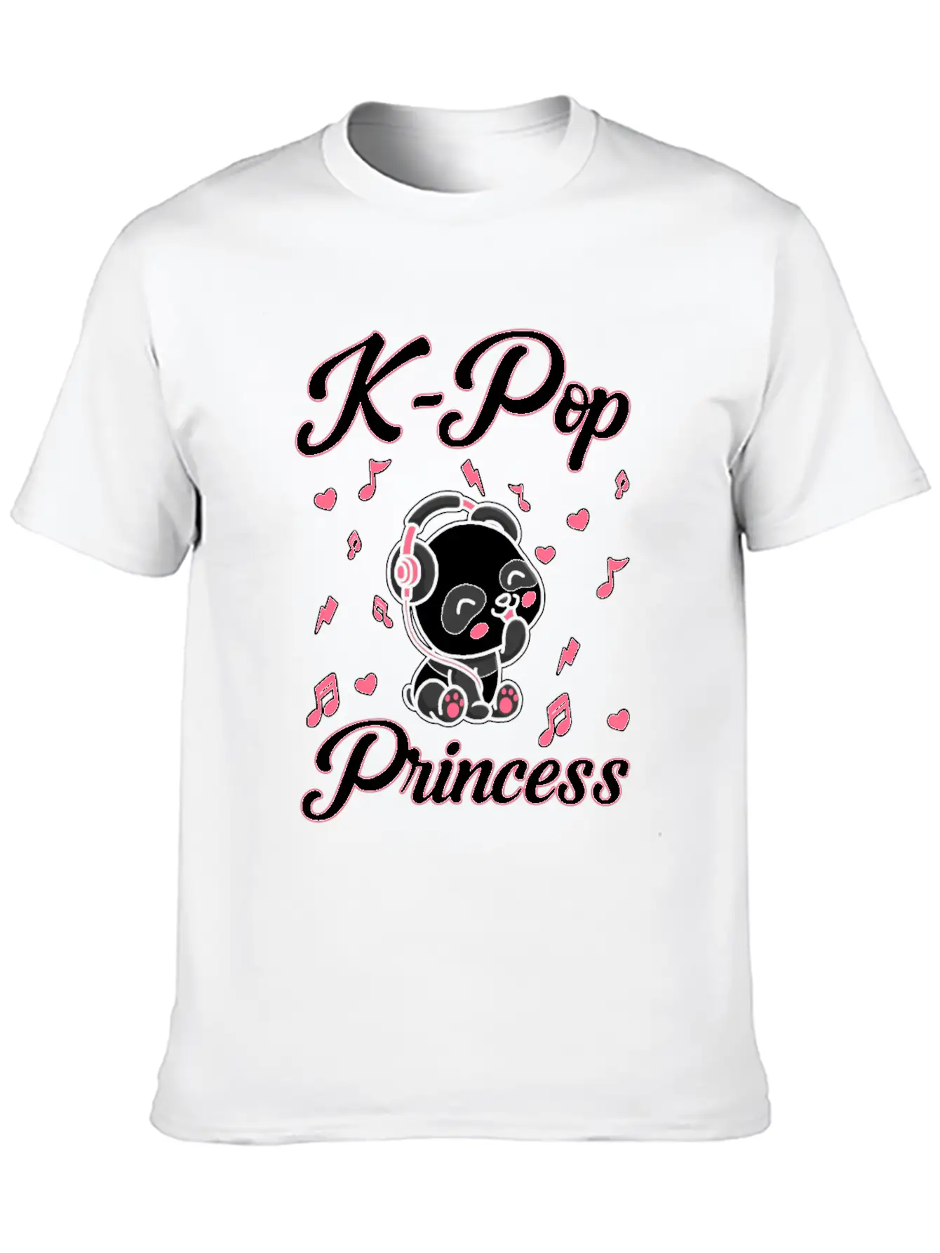 Panda Panda K-Pop Essential Cotton Tee For Daily Outfits – Unisex Style