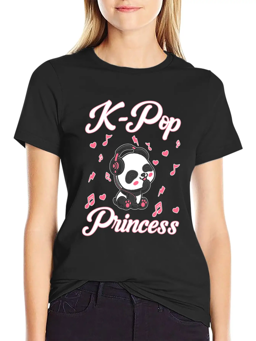 Panda Panda K-Pop Essential Cotton Tee For Daily Outfits – Unisex Style