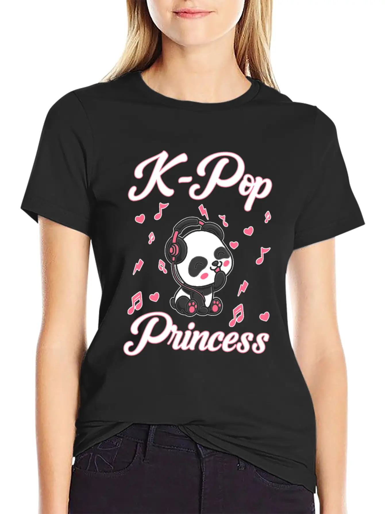 Panda Panda K-Pop Essential Cotton Tee For Daily Outfits – Unisex Style