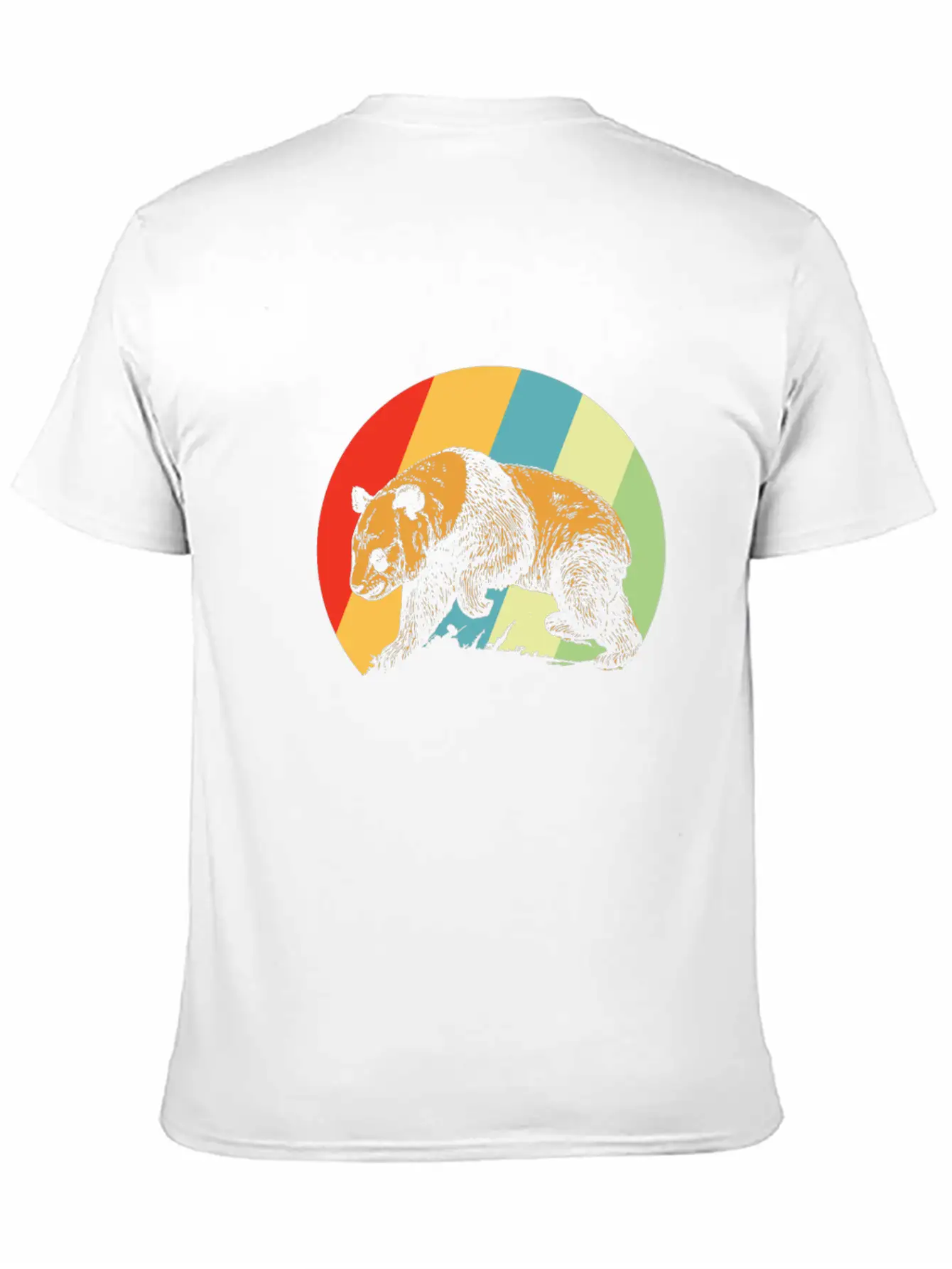 Panda Retro Breathable Soft Cotton T-Shirt – Timeless Casual Look