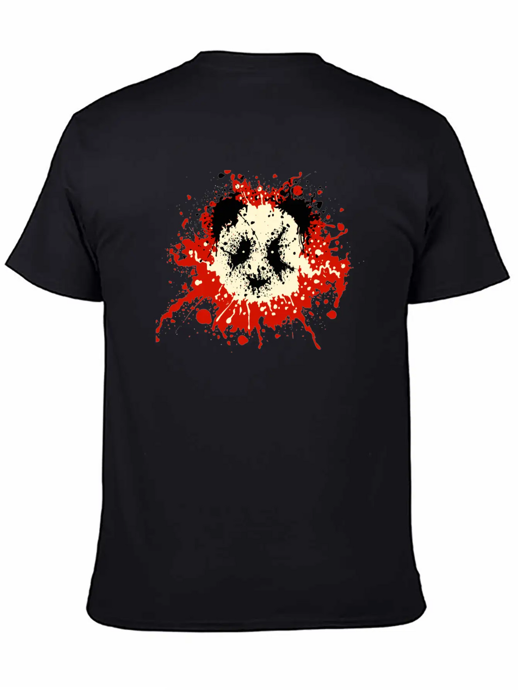 Panda Splatter Classic T Shirt Classic Cotton Tee – Unisex Comfort For Any Season