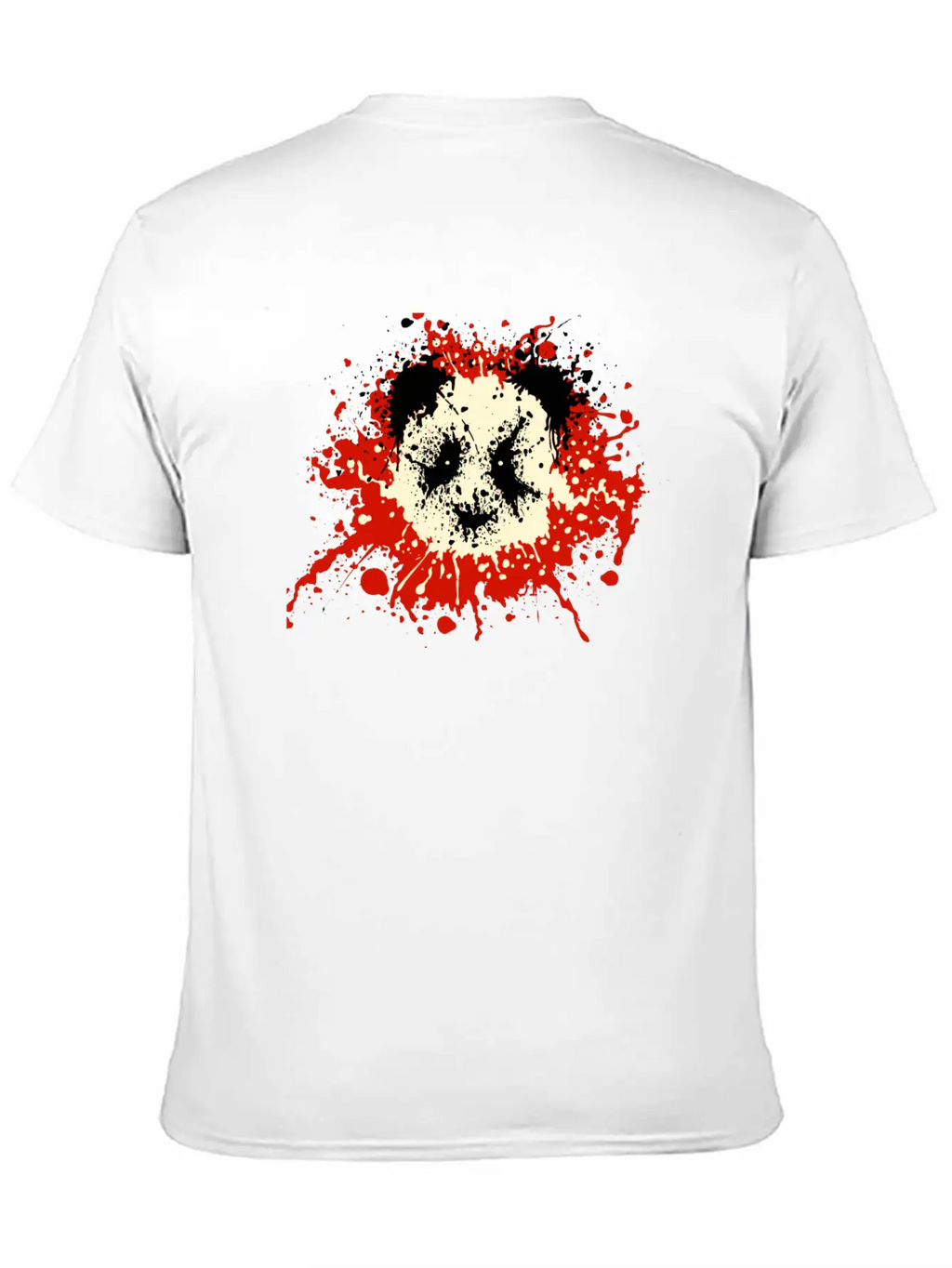 Panda Splatter Classic T Shirt Classic Cotton Tee – Unisex Comfort For Any Season