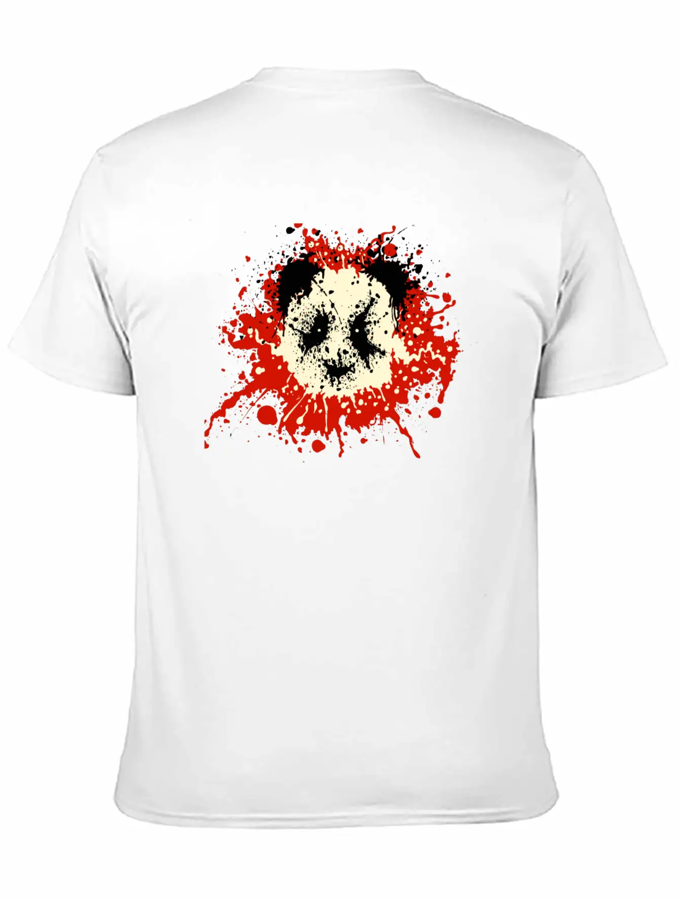 Panda Splatter Classic T Shirt Classic Cotton Tee – Unisex Comfort For Any Season