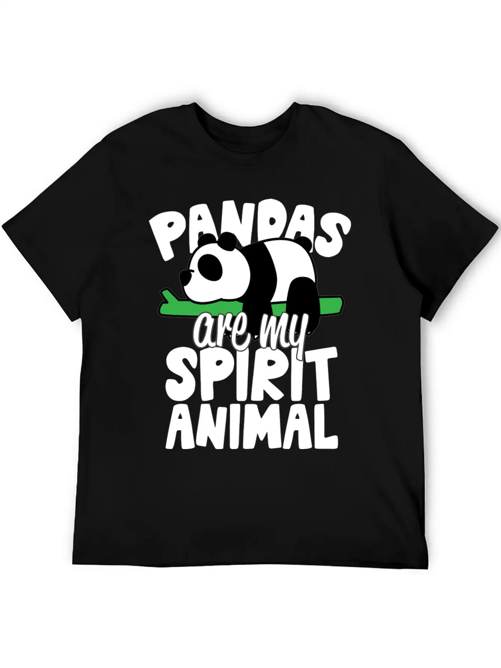 Pandas Are My Spirit Animal Basic Graphic T-Shirt – Daily Comfort In Soft Cotton