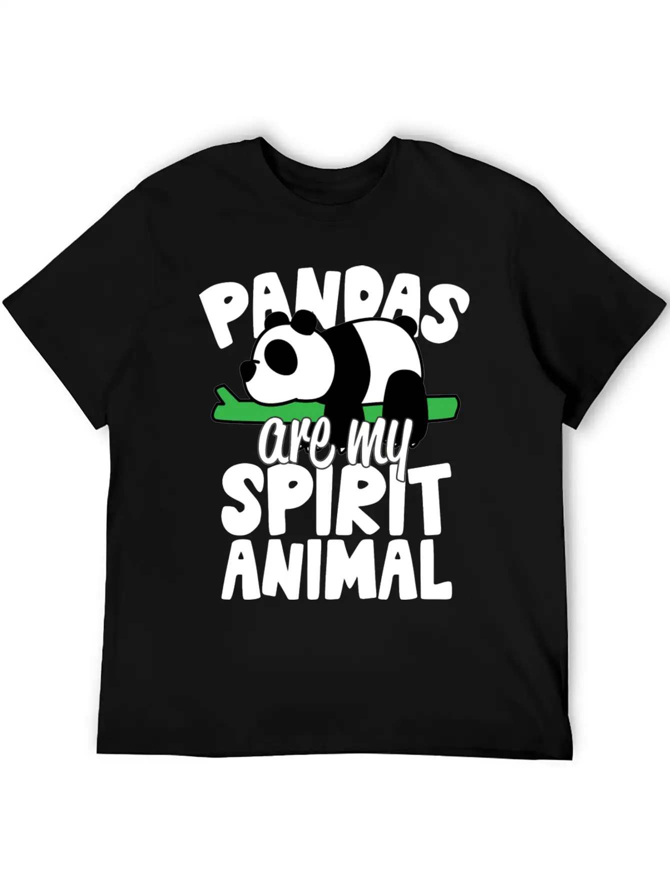 Pandas Are My Spirit Animal Basic Graphic T-Shirt – Daily Comfort In Soft Cotton