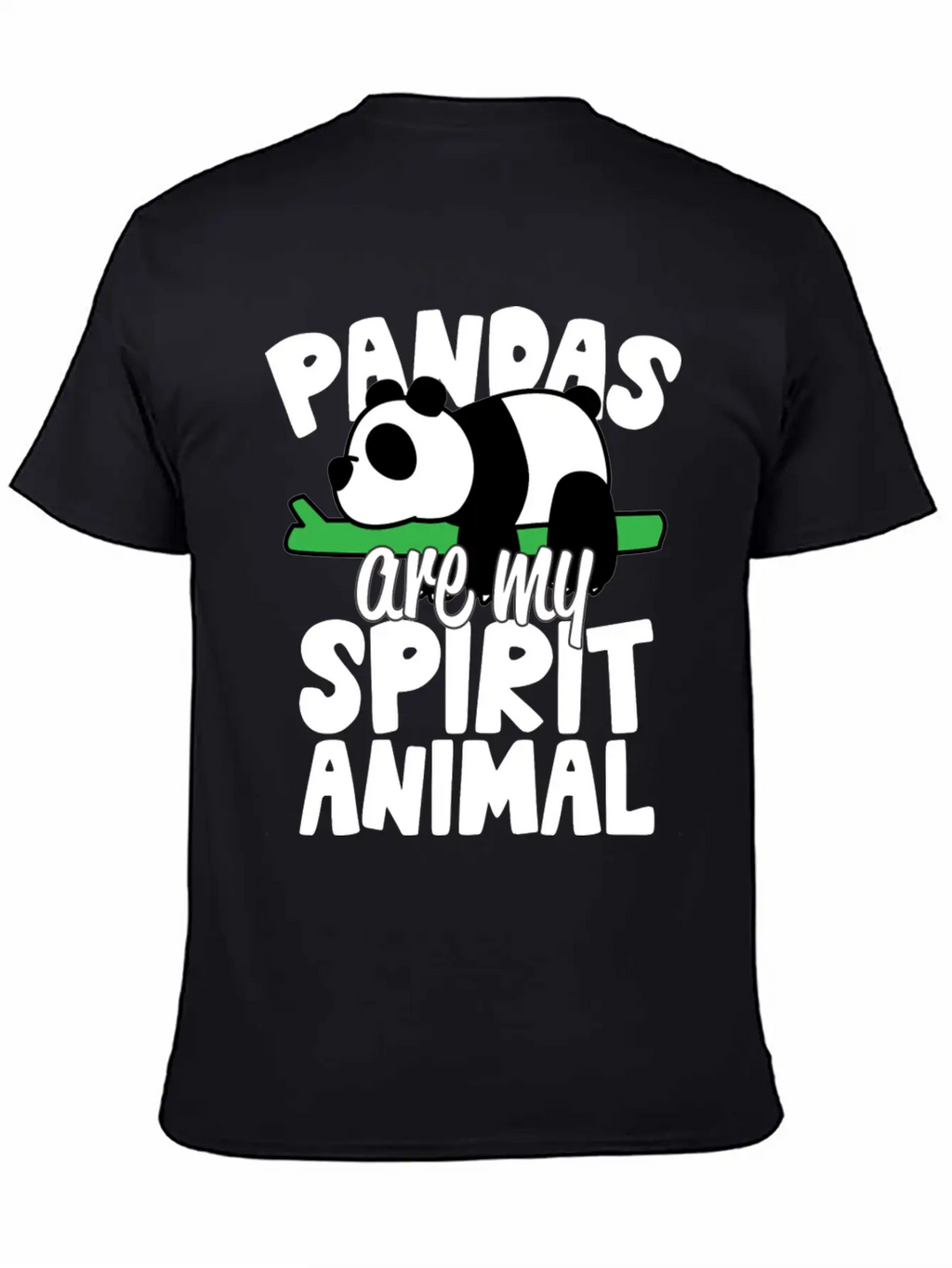 Pandas Are My Spirit Animal Basic Graphic T-Shirt – Daily Comfort In Soft Cotton