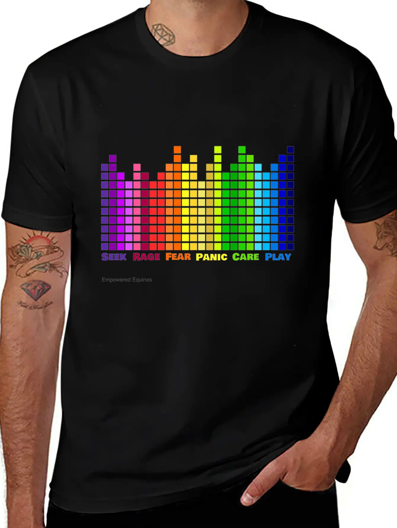 Pankseppequal Essential Cotton Tee For Daily Outfits – Unisex Style